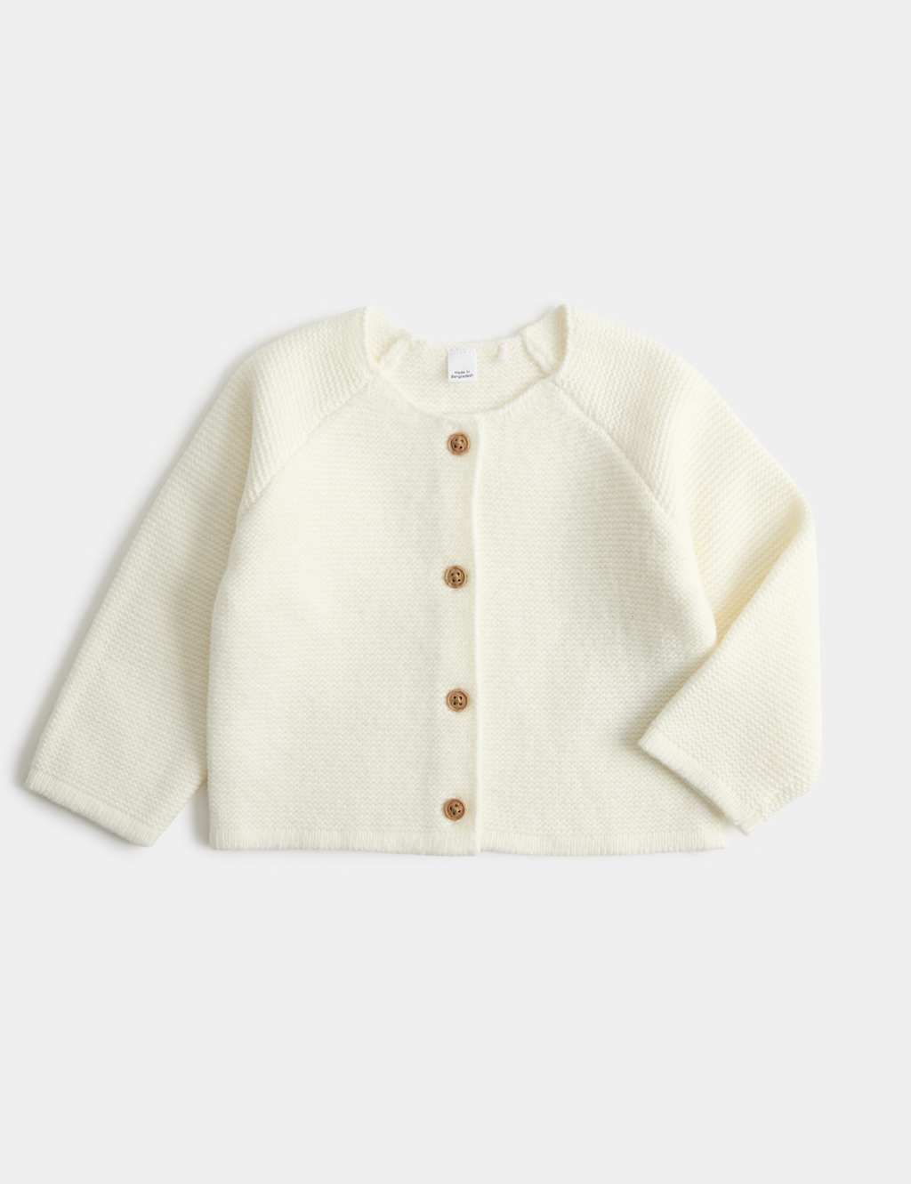 M&S Kids Matinee Cardigan (7lbs - 1 Yrs) - 3-6 Months - Light Cream