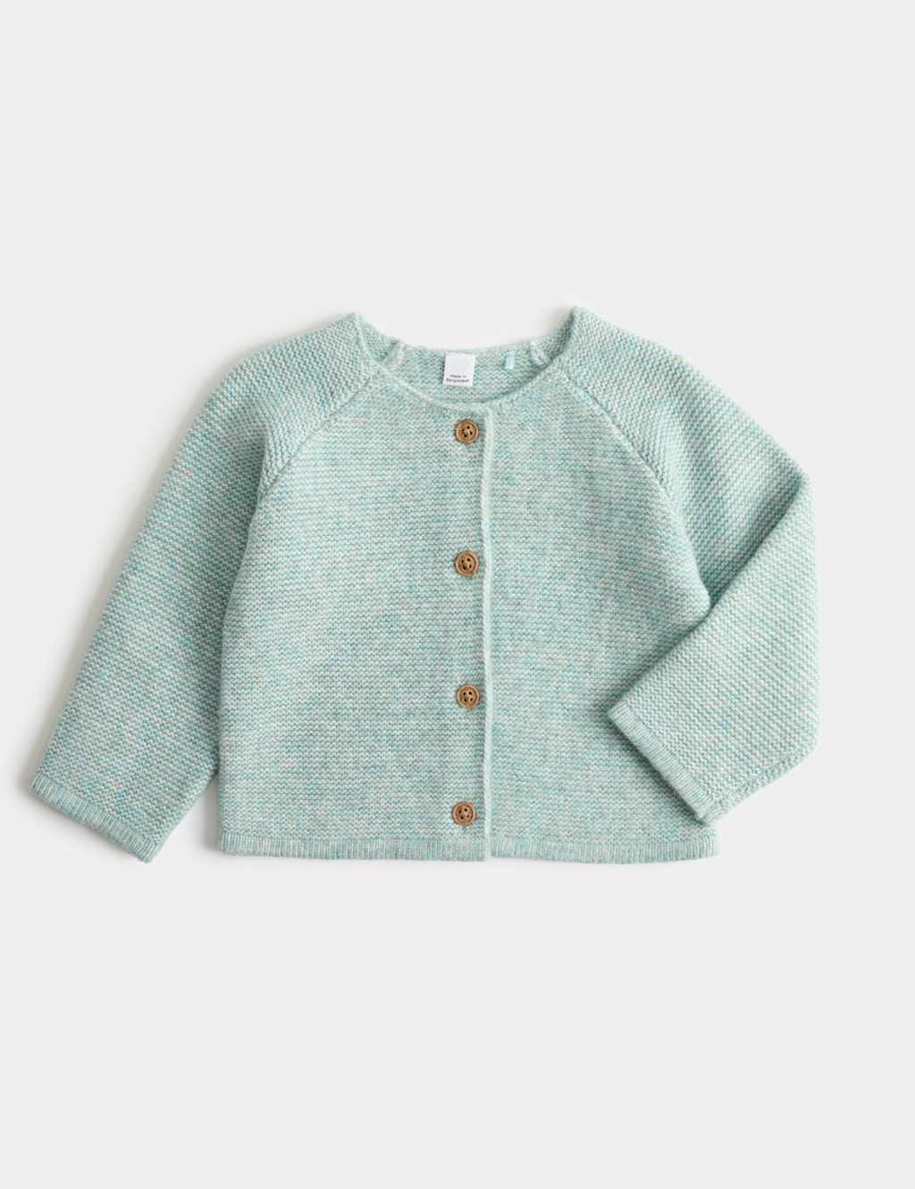 M&S Kids Matinee Cardigan (7lbs - 1 Yrs) - 0-3 Months - Light Mint