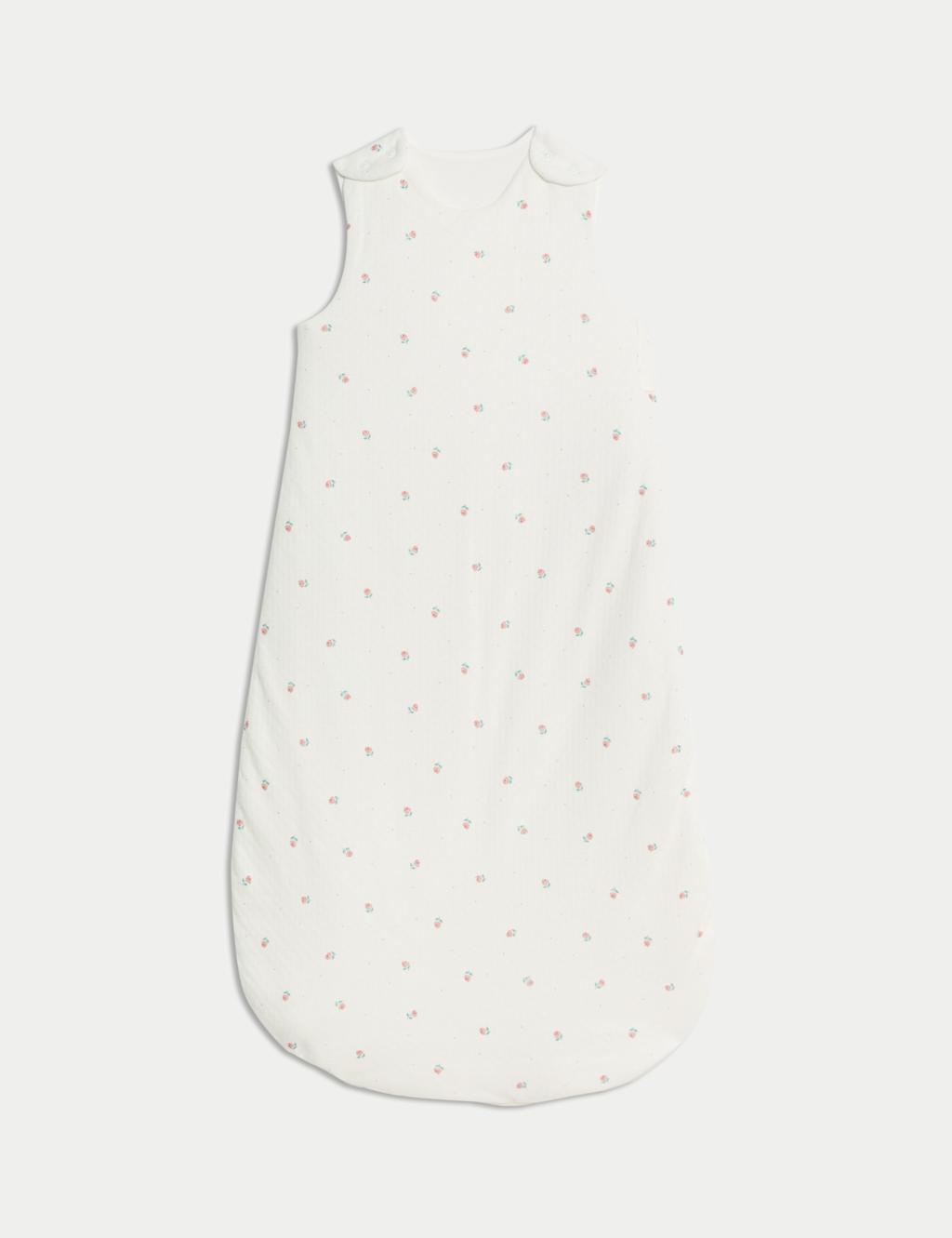 Pure Cotton Rose Bud 2.5 Tog Sleeping Bag (0-3 Yrs)