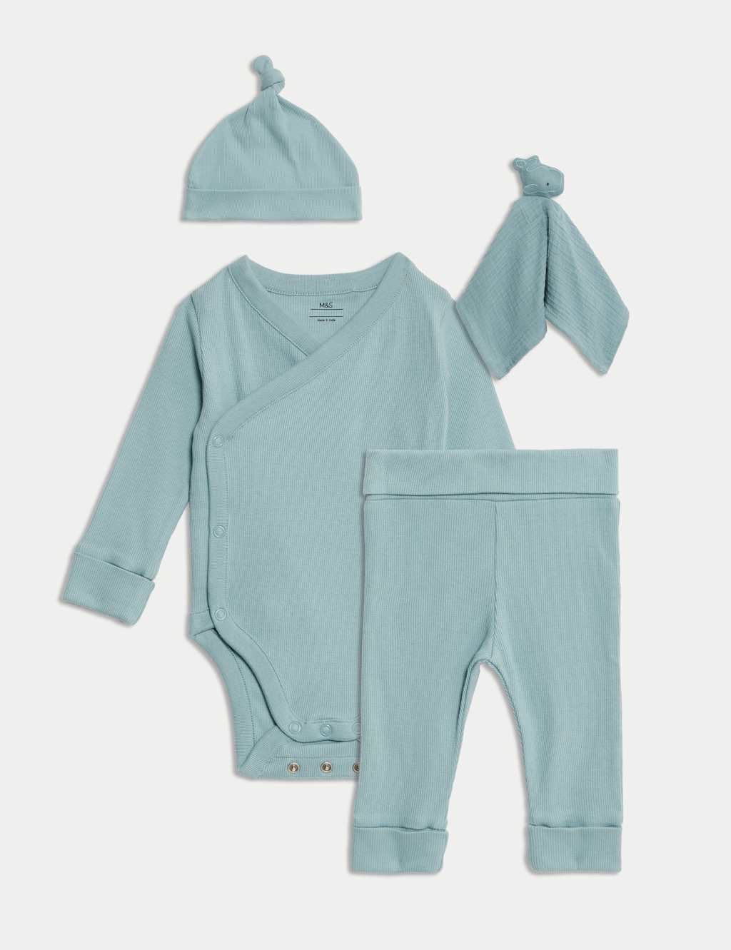 4pc Cotton Rich Starter Set (0-9 Mths)