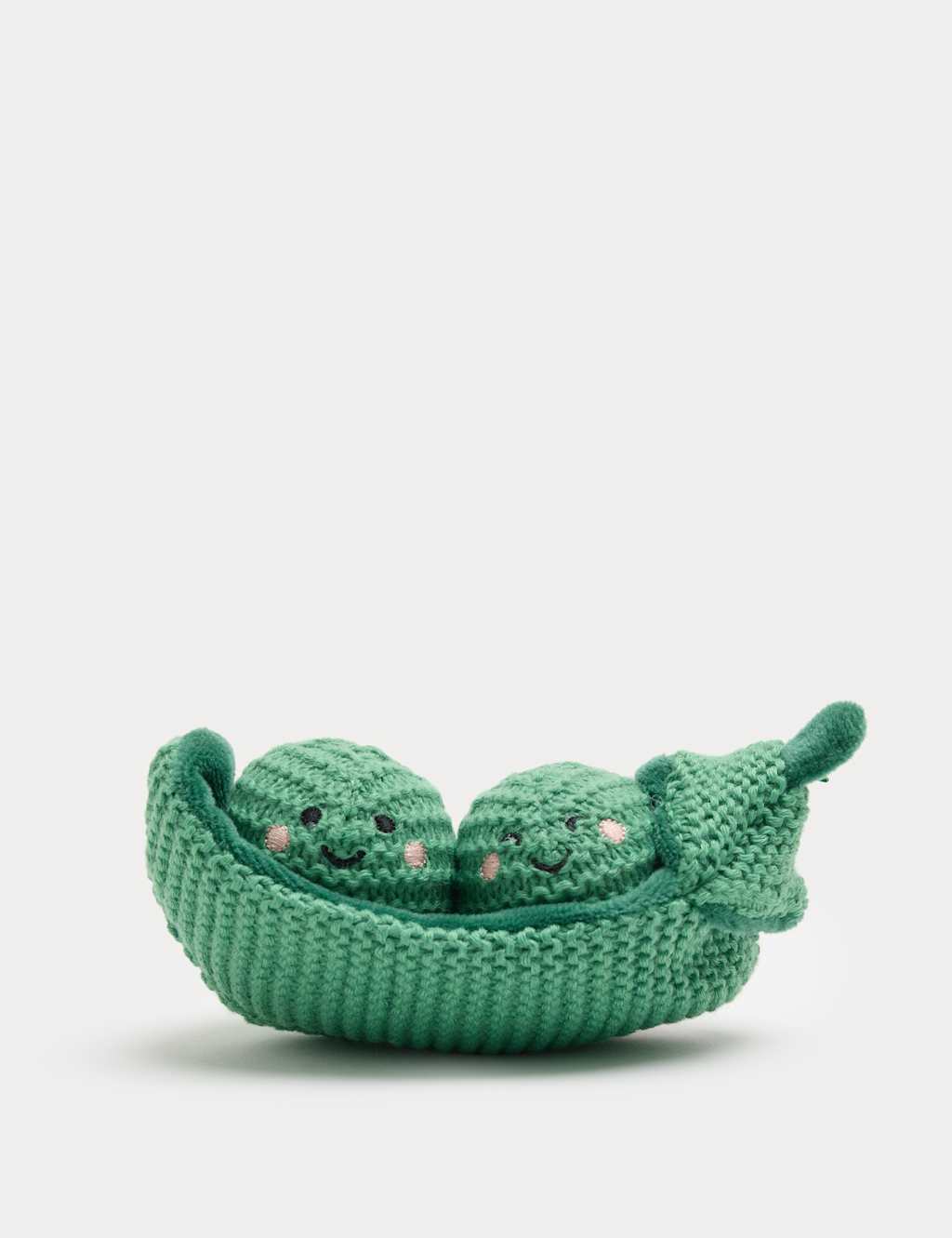M&S Kids Crochet Peas in a Pod Toy - Green