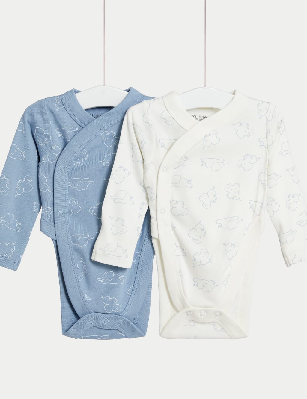 2pk Hip Dysplasia Pure Cotton Bodysuits (7lbs-1 Yrs)
