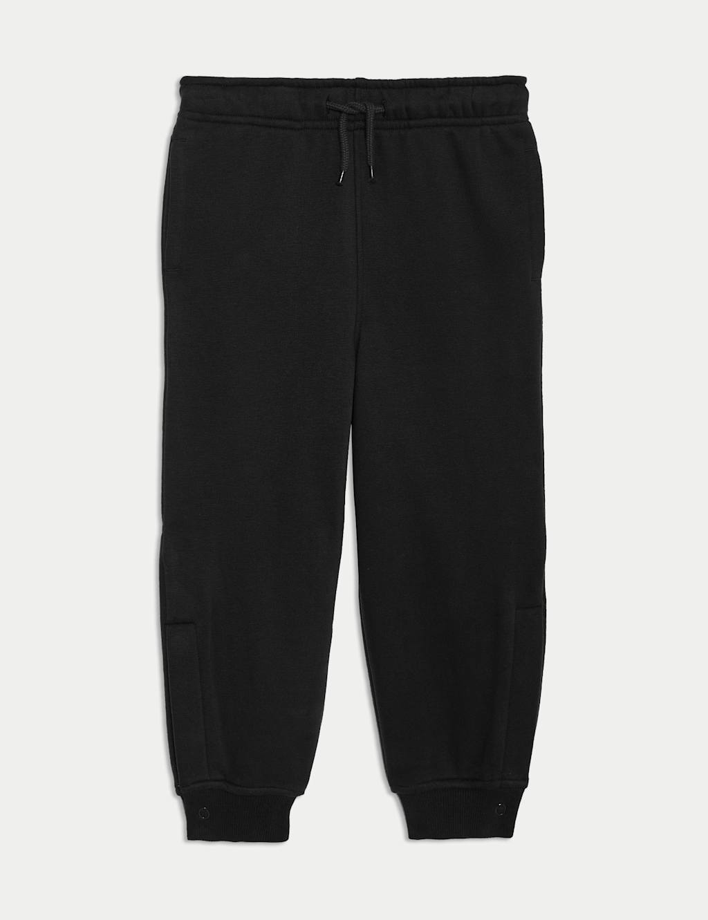 Adaptive Cotton Rich Brushback Joggers (2-16 Yrs)