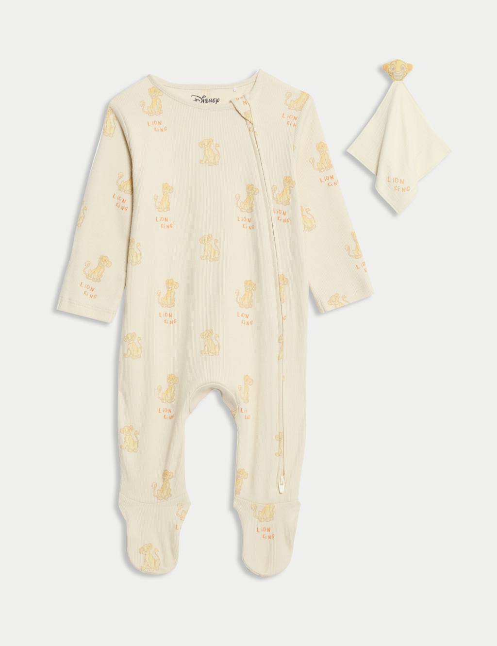 Cotton Rich Lion King™ Sleepsuit with Comforter (7lbs-3 Yrs)
