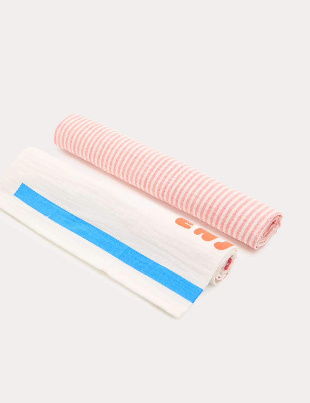 M&S Kids 2 Pack Milkshake Muslin Squares - Cream