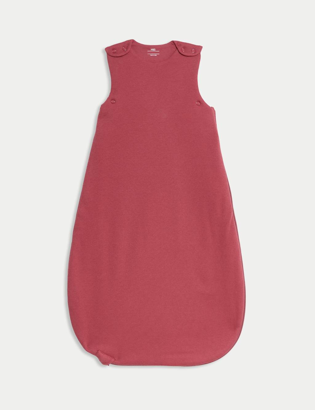 M&S Jersey 2.5 Tog Plain Sleeping Bag (0-36 Mths) Berry