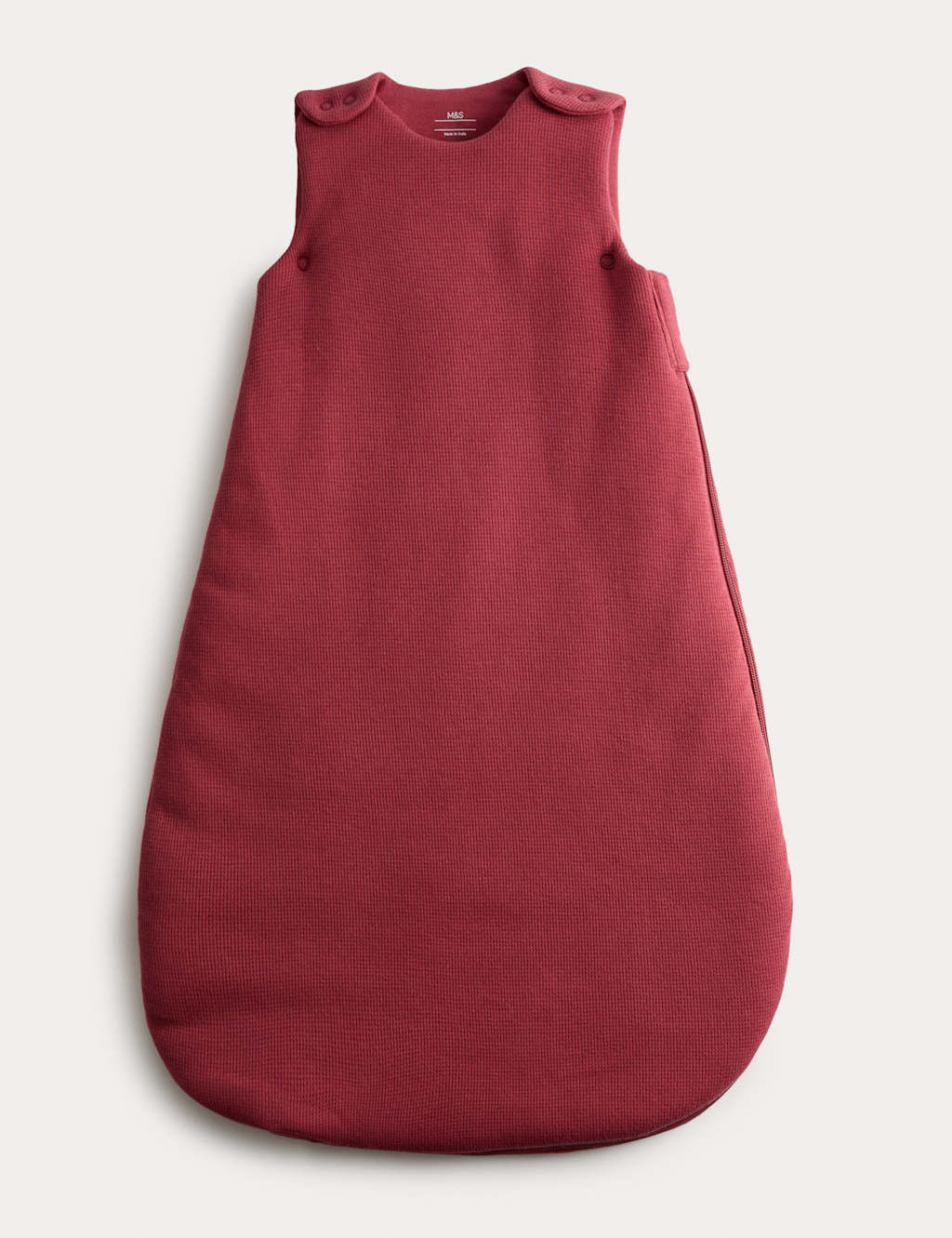 M&S Pure Cotton Plain 3.5 Tog Sleeping Bag (0-36 Mths) Berry