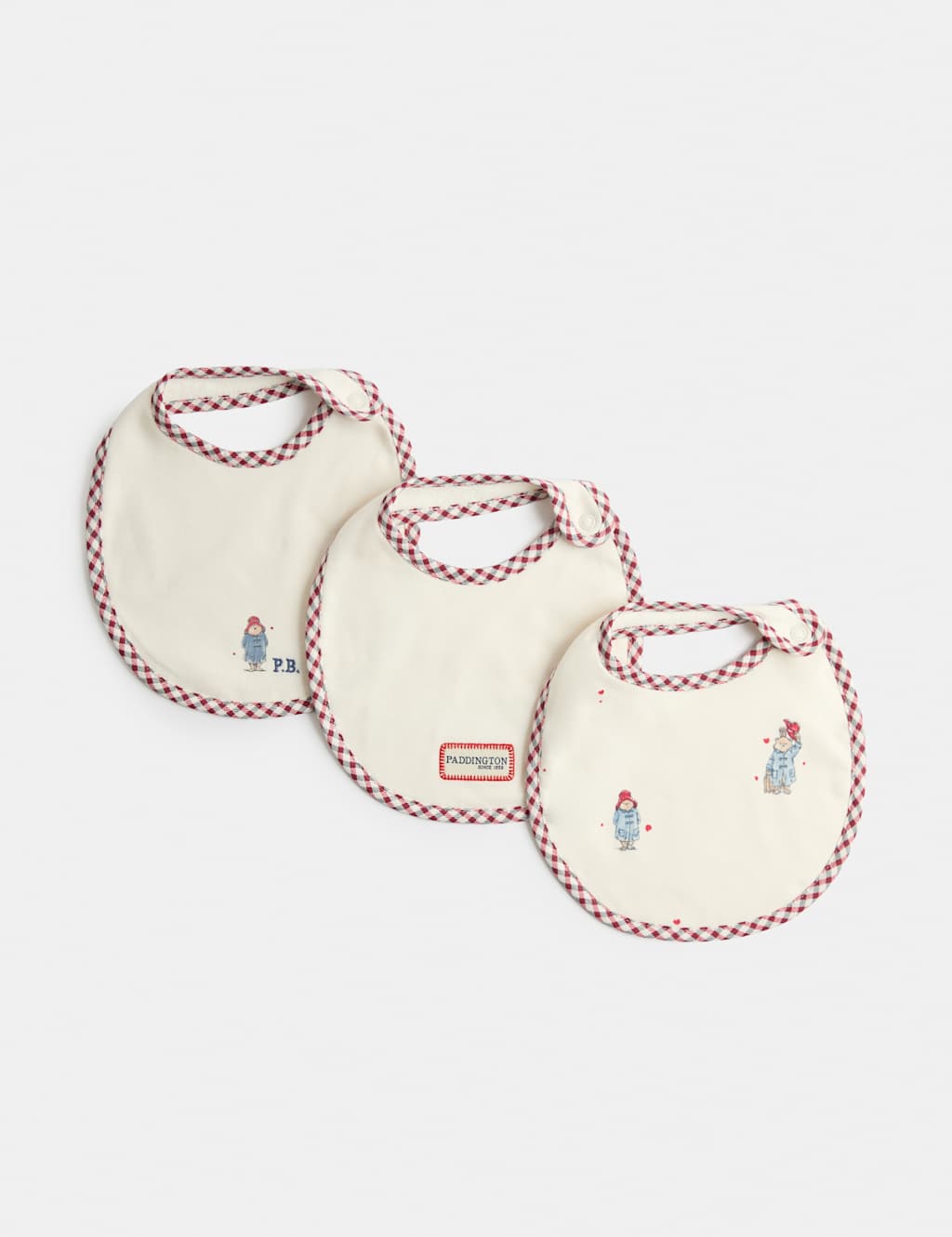 M&S Kids 3 Pack Paddington Bibs - Ivory