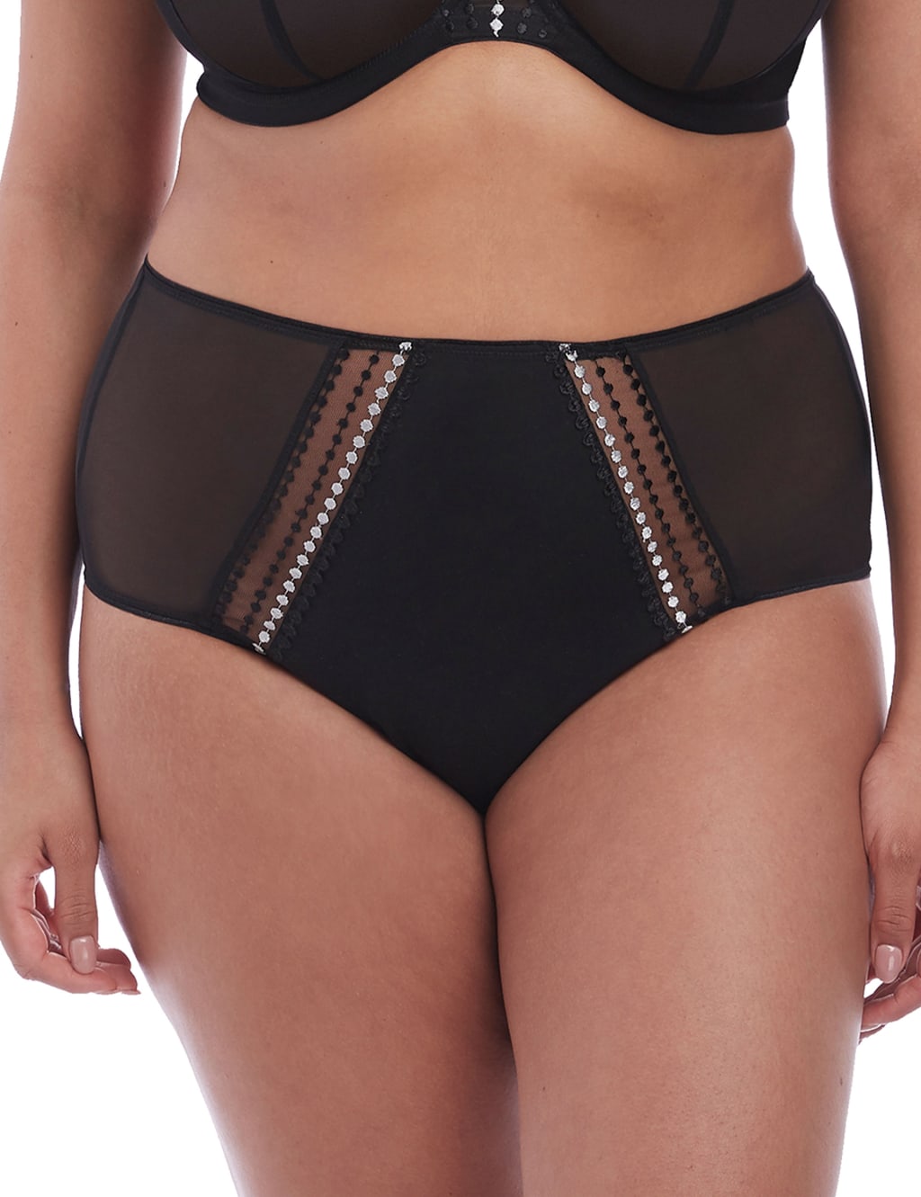 Matilda Embroidered High Waist Full Briefs