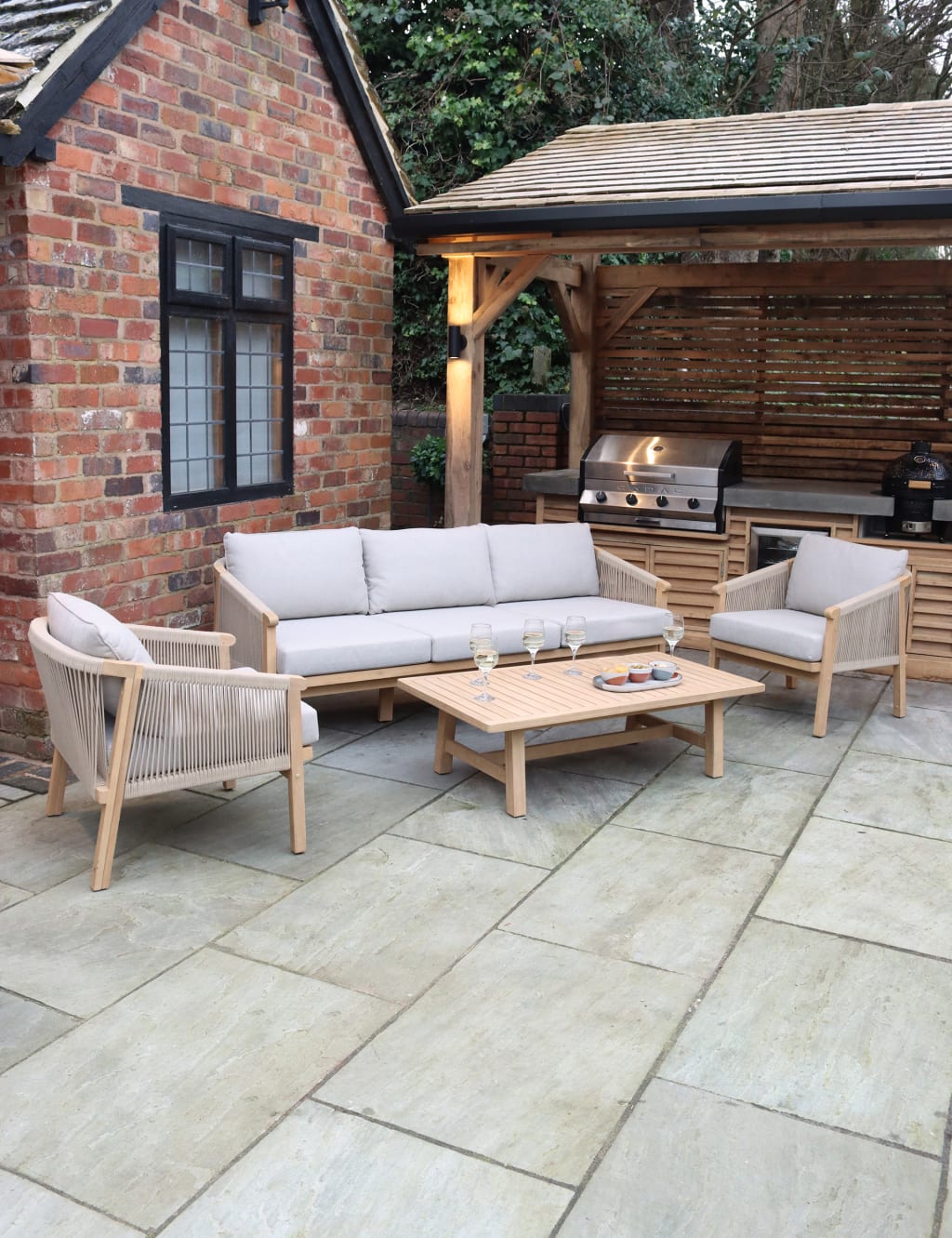 Roma 5 Seater Garden Sofa Set