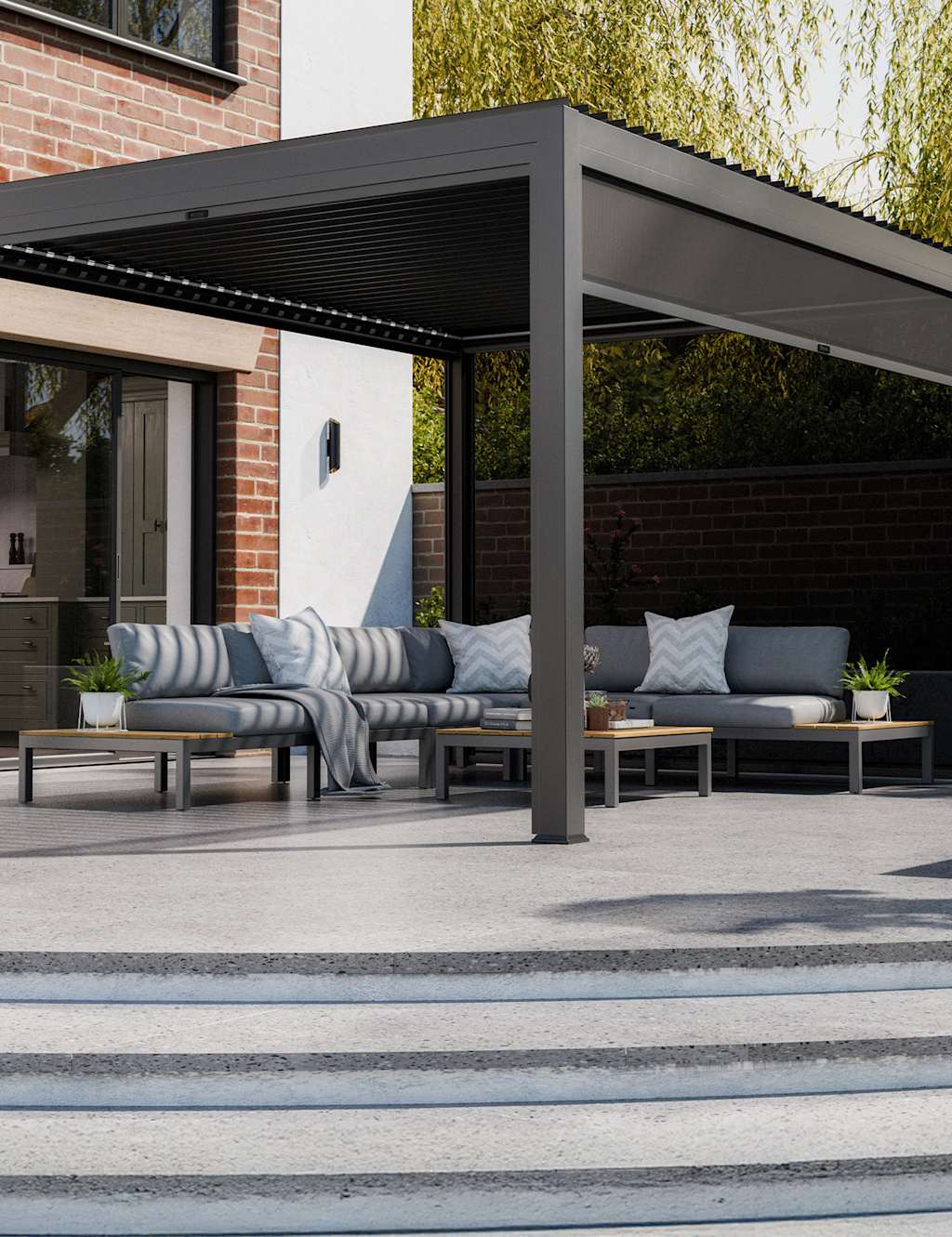 Aspen 6 Seater Garden Corner Lounge Set