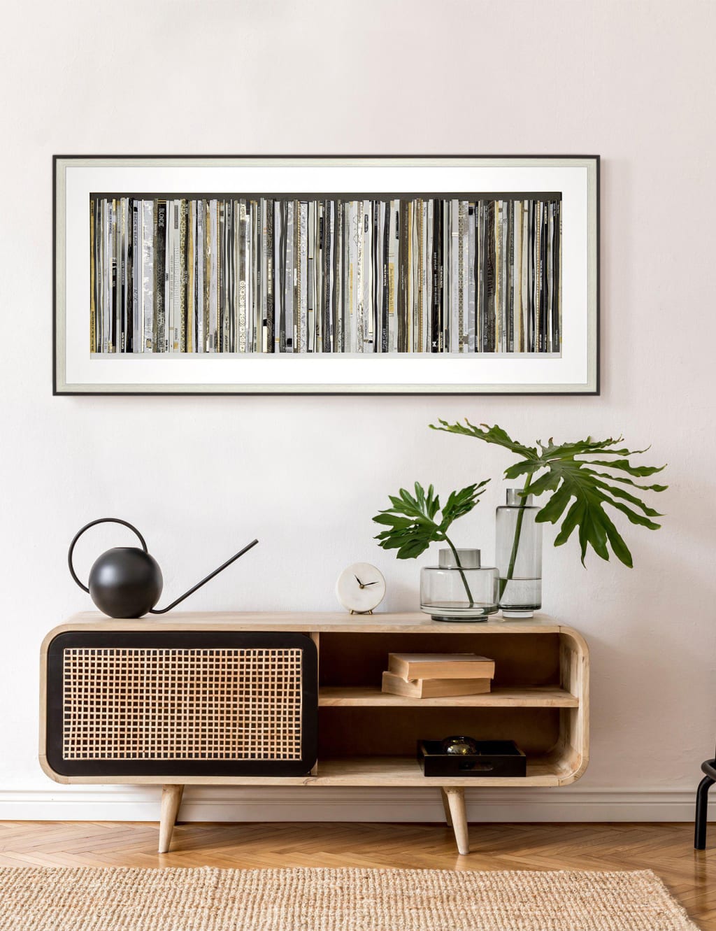 Classic Vinyl Rectangle Framed Art