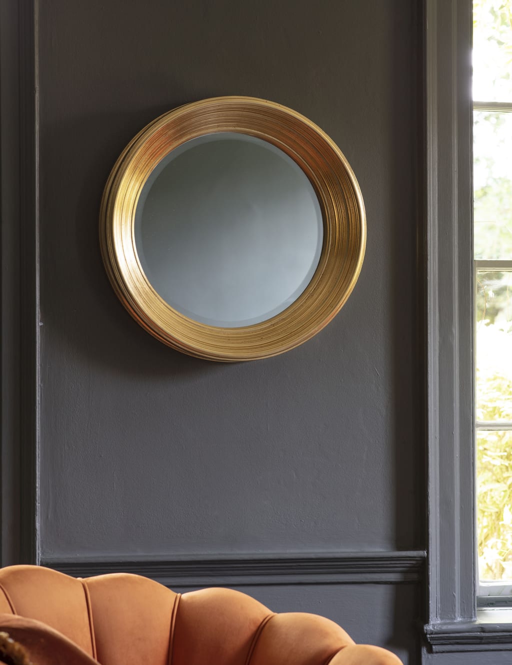 Chaplin Round Wall Mirror