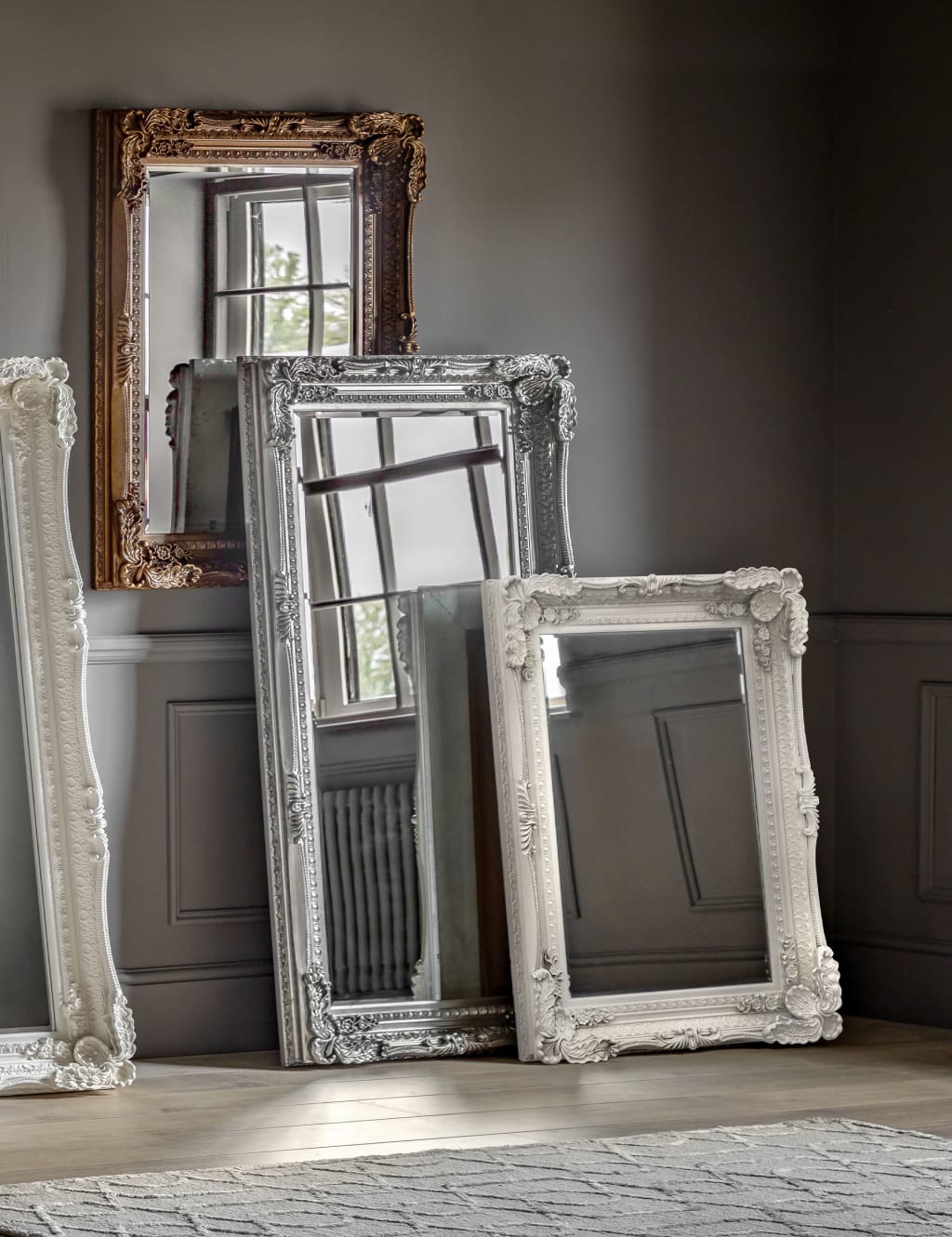 Carved Louis Extra Large Wall Mirror