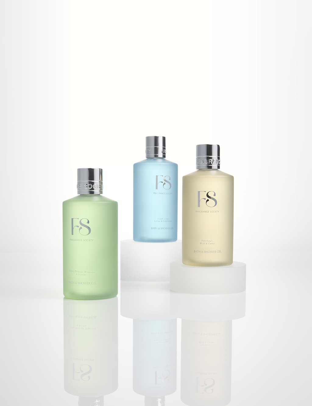 Fragrance Society Men's Bath & Shower Gel Trio - Available at M&S