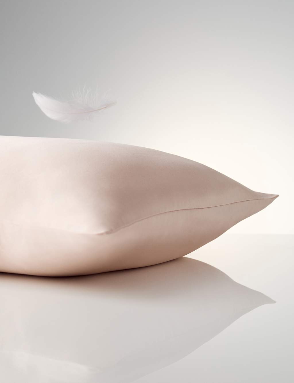 M&S Pure Mulberry Silk Pillowcase Soft Pink