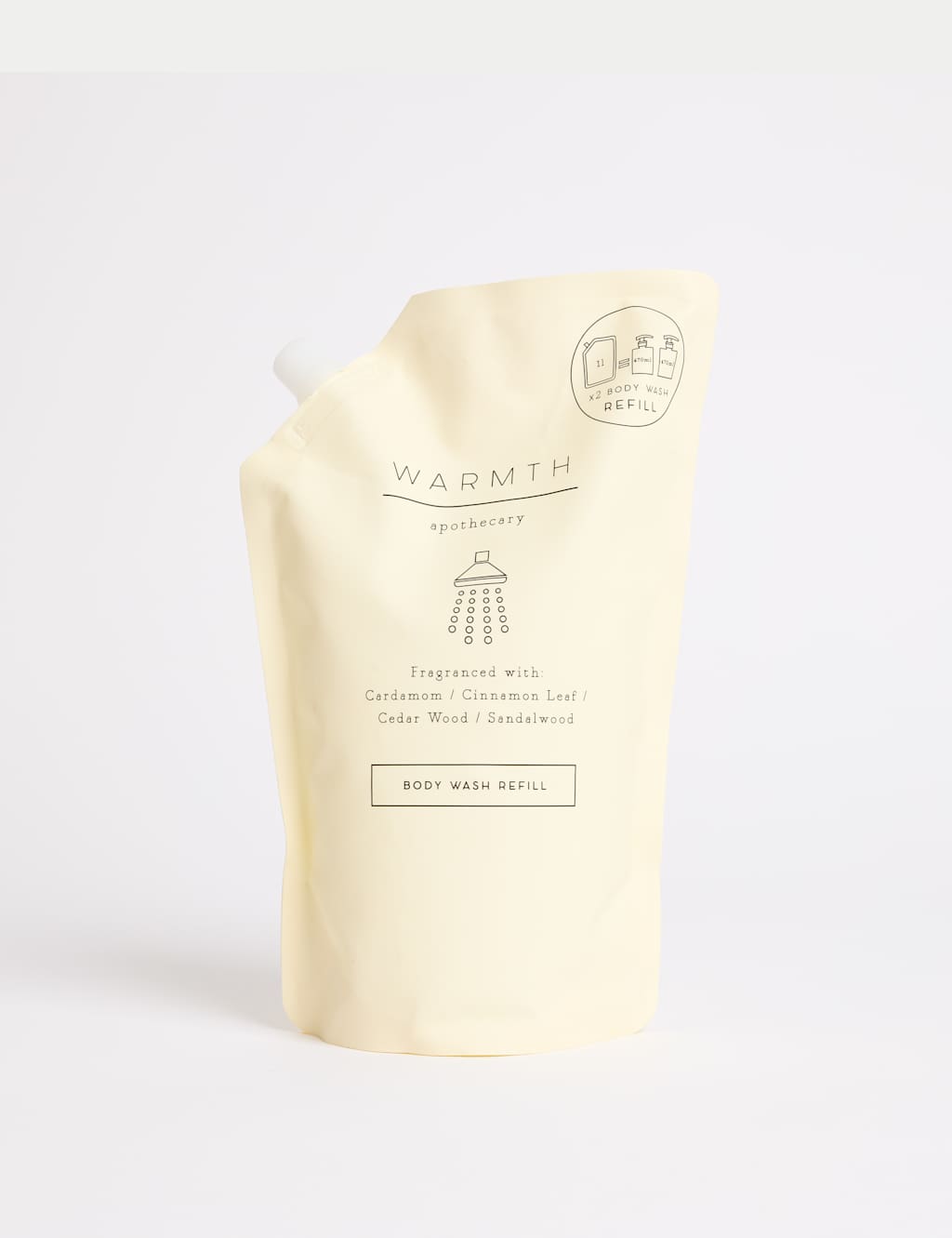 Apothecary Warmth Body Wash Refill 1L