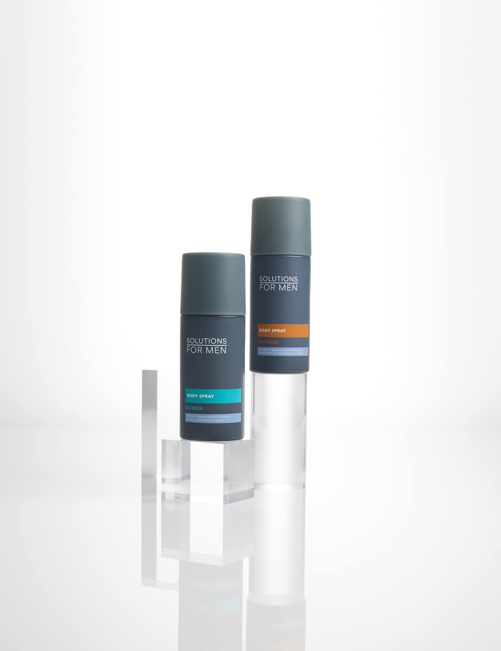 Solutions For Men Men's Energise And Refresh Body Spray Set - Available at M&S