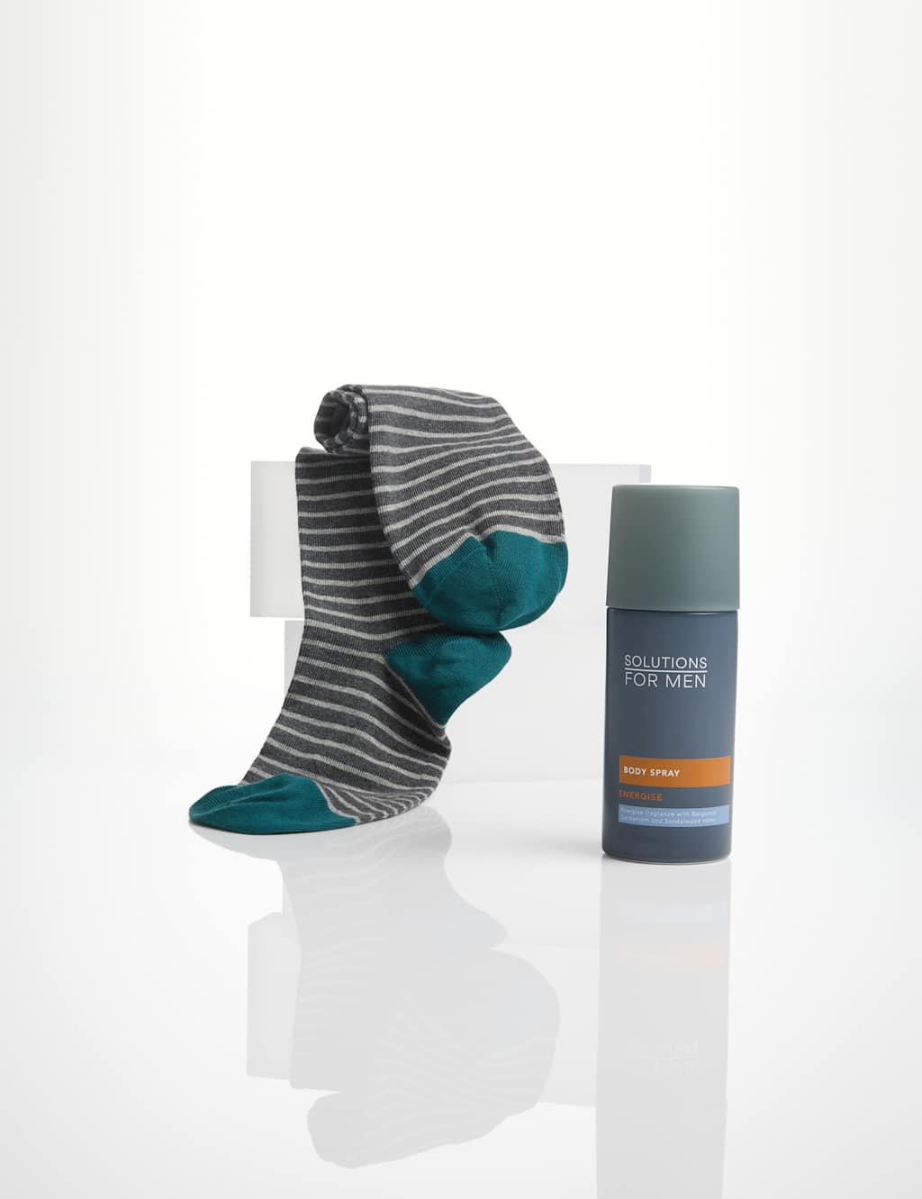 Solutions For Men Men's The Body Spray & Socks Duo - Available at M&S
