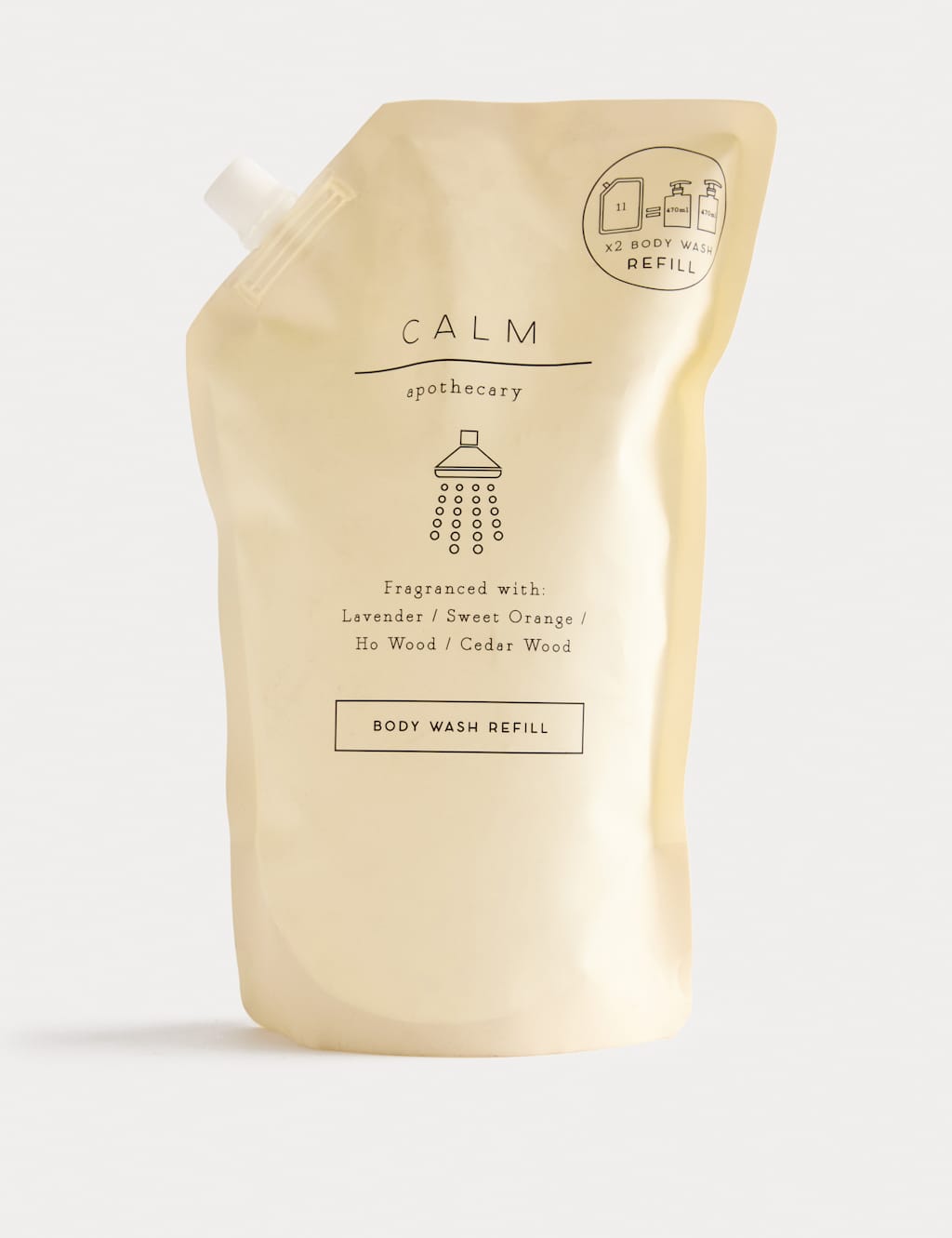Apothecary Women's Calm Body Wash Refill
