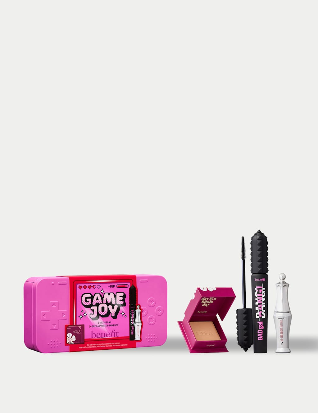 BENEFIT GameJoy Mascara Brow and Bronzer 3-piece Makeup Gift Set Worth 58.50 with Limited Edition K