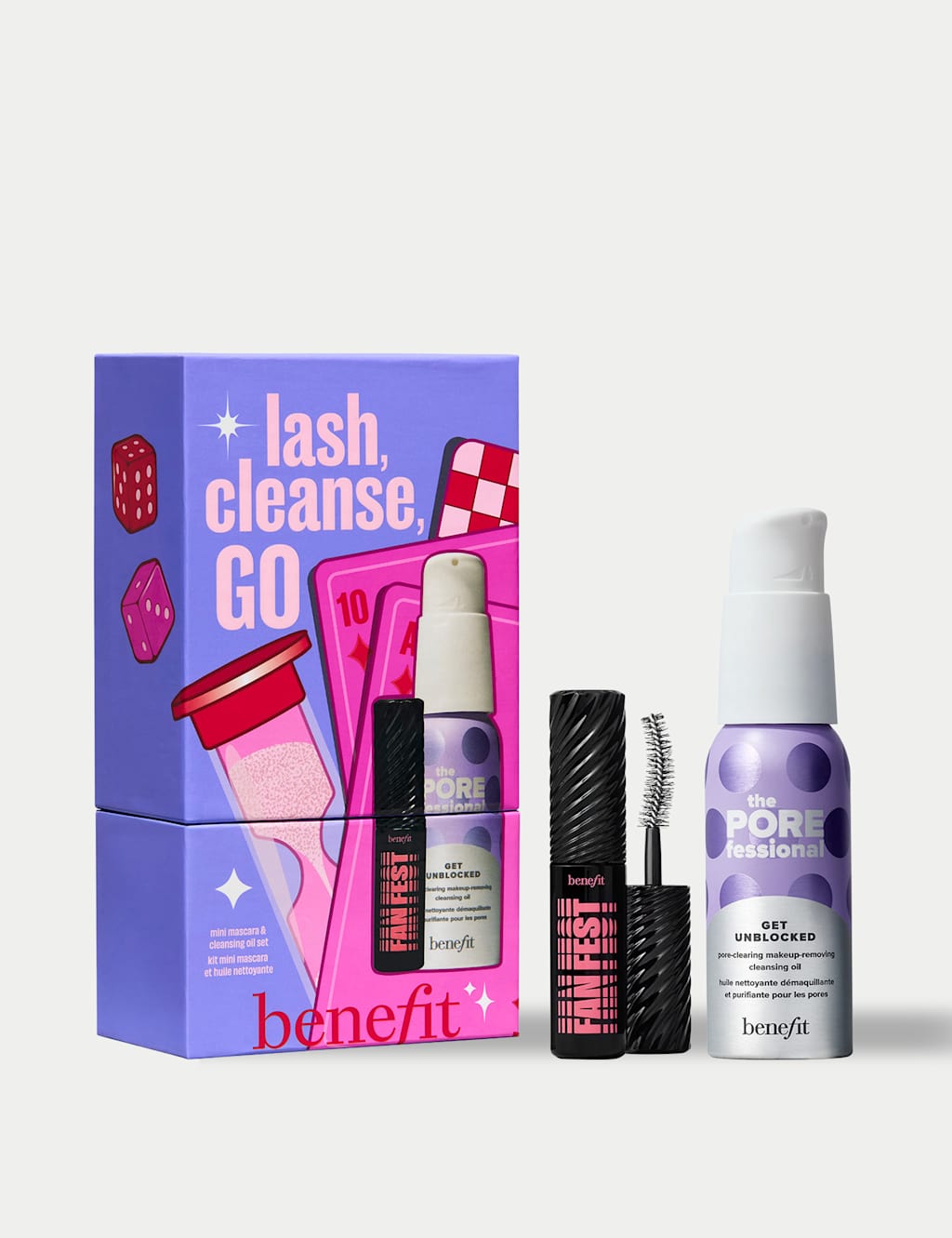 BENEFIT Lash Cleanse Go Mascara and Oil Cleanser Stocking Filler Worth 31