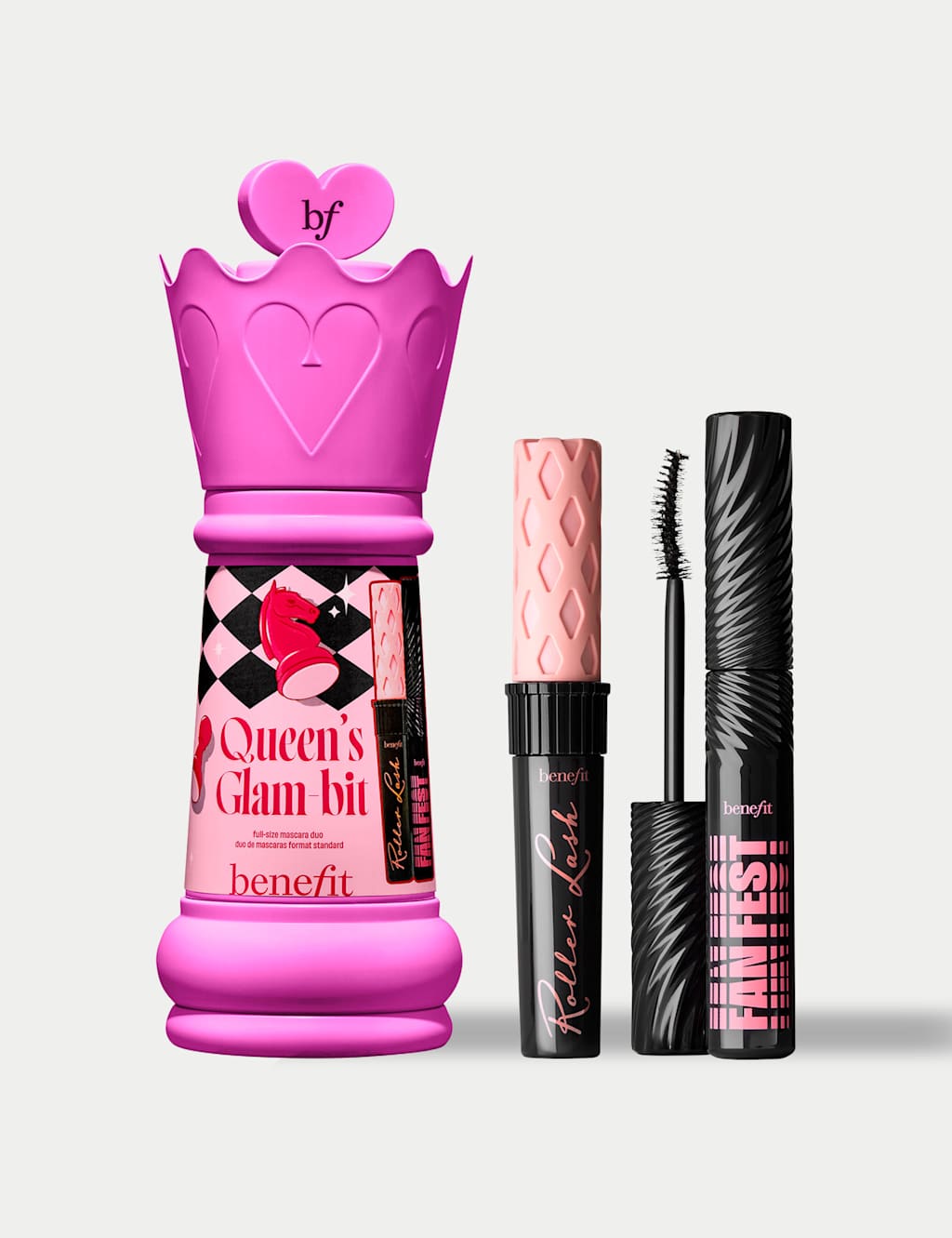 BENEFIT Queens Glam-bit Mascara Duo Gift Set Worth 54