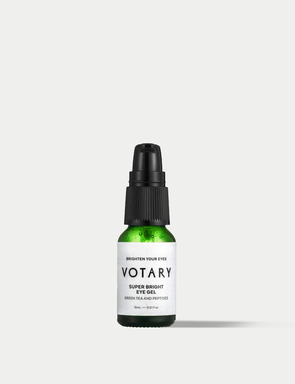 Votary Womens^^Mens Super Bright Eye Gel, Green Tea and Peptides 15ml