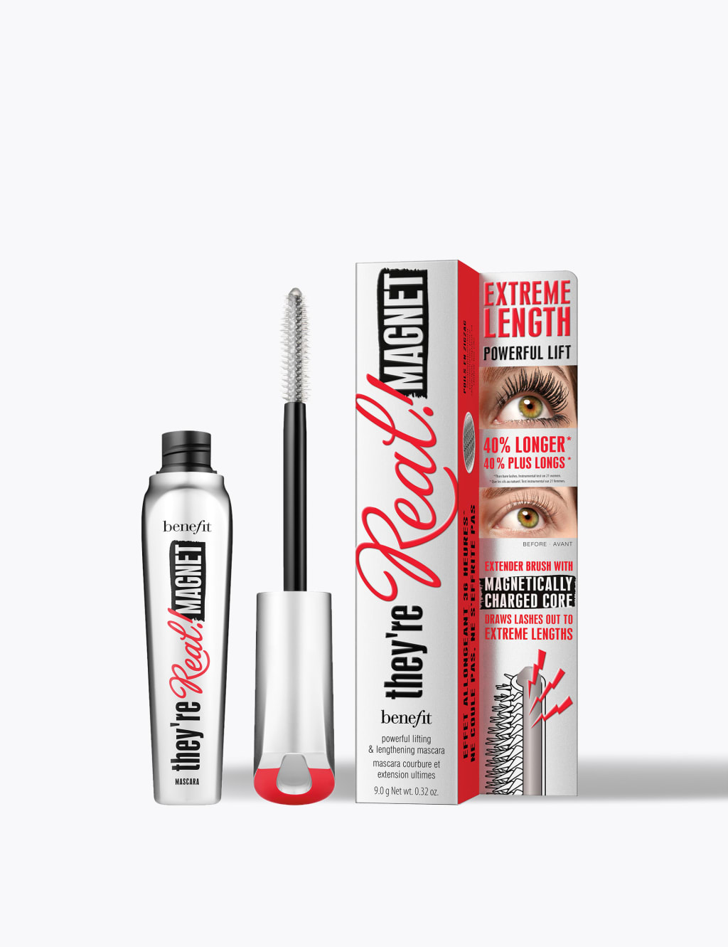 Benefit Women's They're Real! Magnet Extreme Lengthening Mascara 9g - Black - Available at M&S