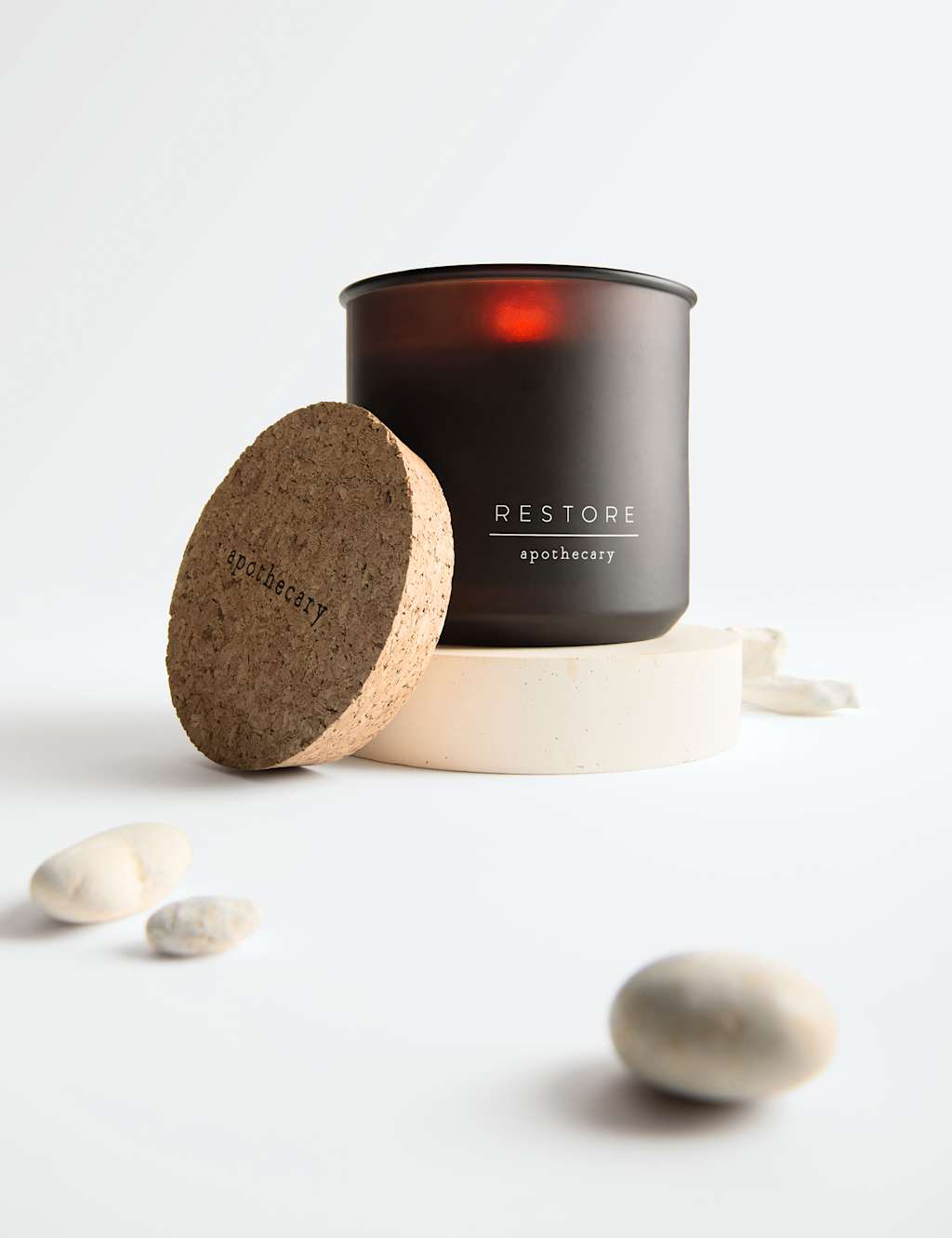 M&S Restore Refillable Candle - Amber
