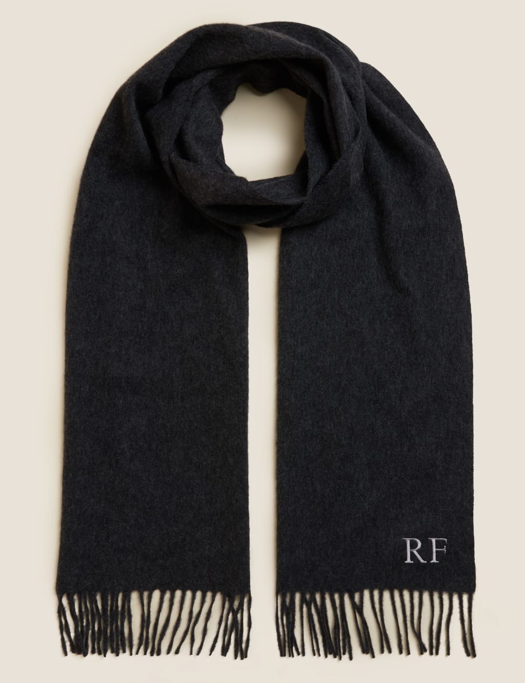 Personalised Men's Pure Cashmere Scarf