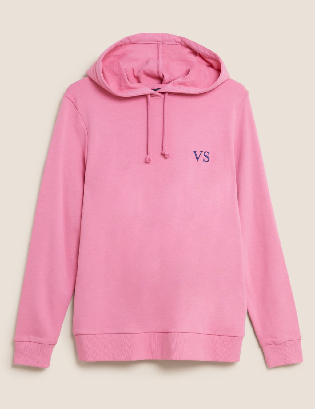 M&S Personalised Women's Cotton Rich Hoodie Pink