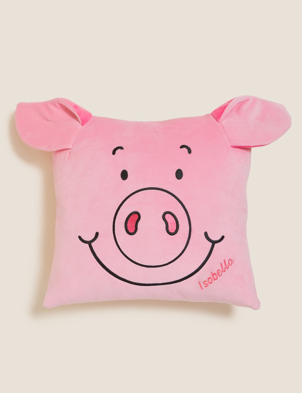 Percy Pig Personalised Percy Pig Cushion Pink Mix