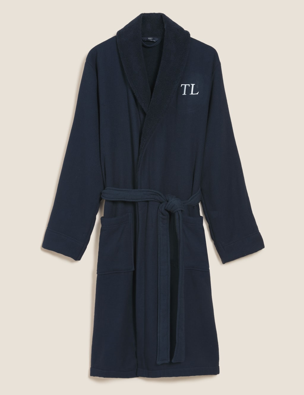 Personalised Men's Cotton Dressing Gown