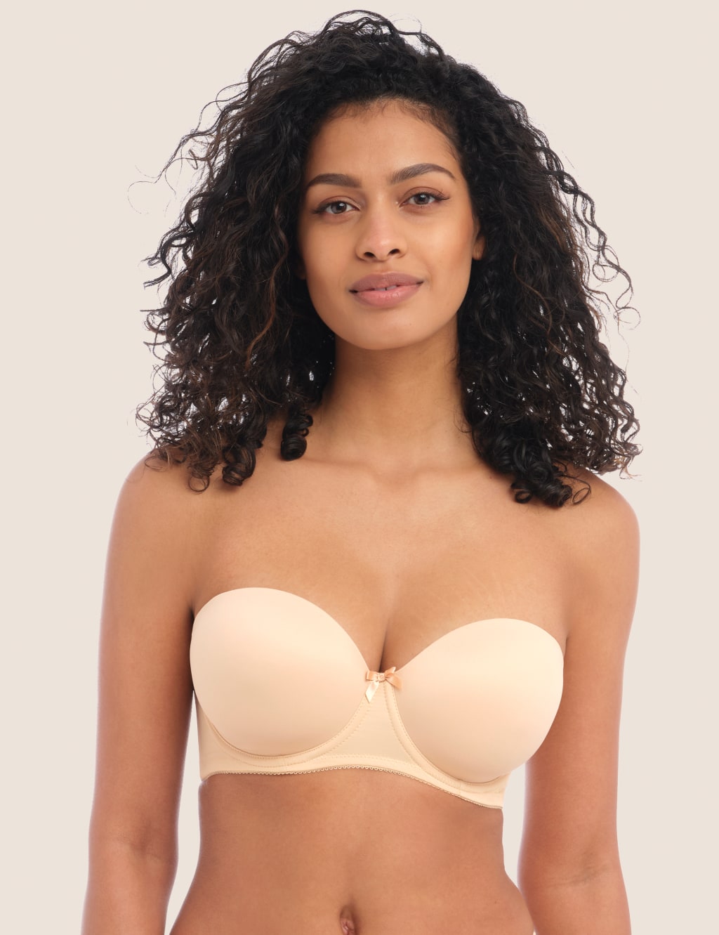 Deco Wired Strapless Moulded Bra B-GG