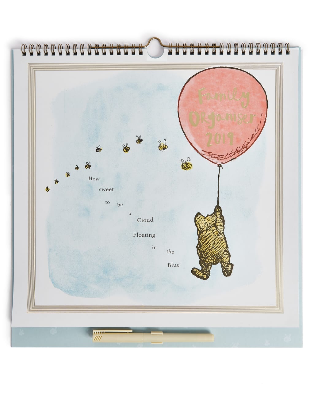 Classic Pooh 2019 Family Organiser