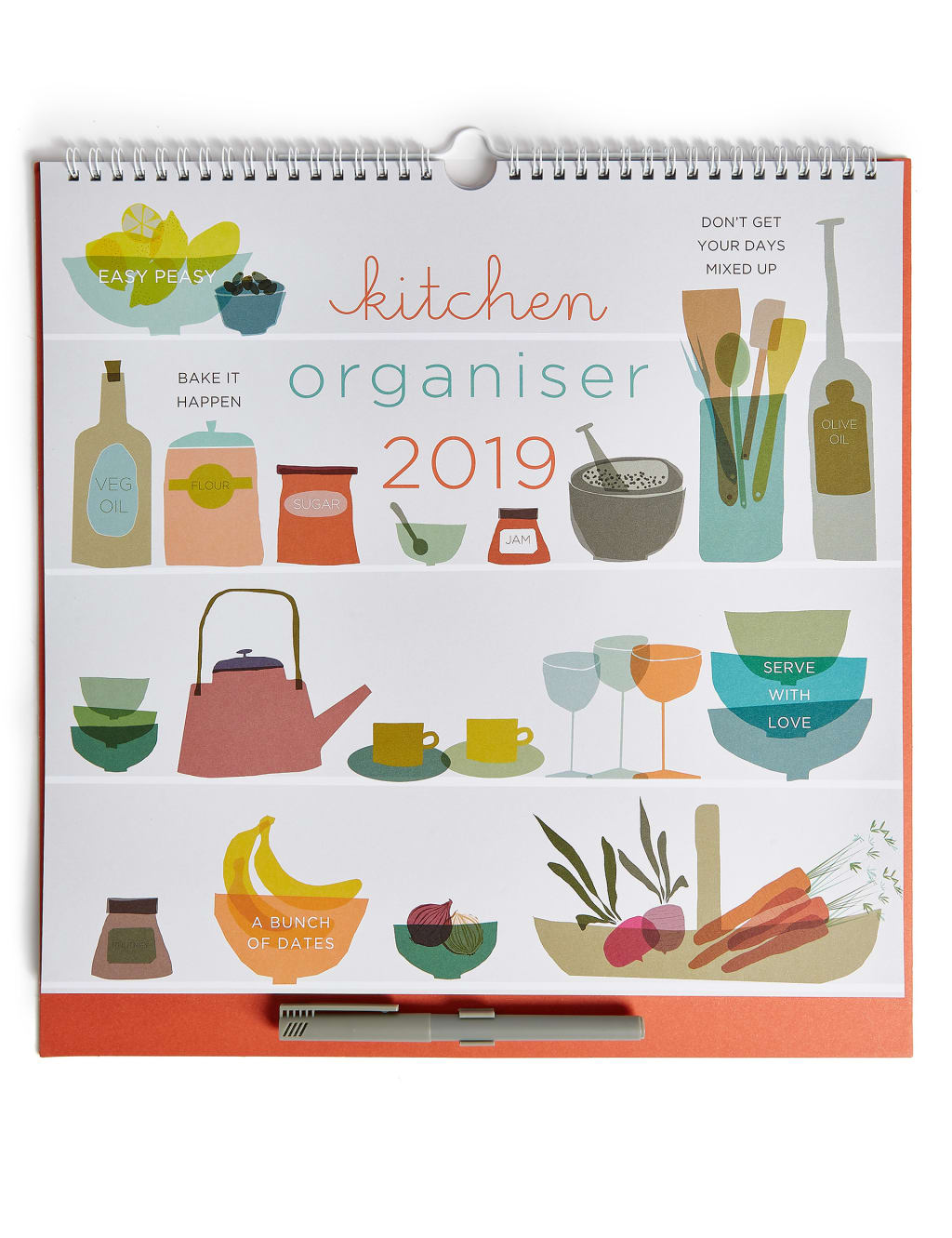 Kitchen 2019 Family Organiser