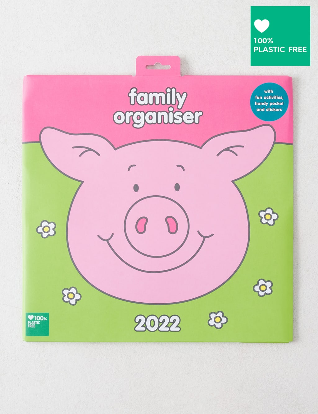 M&S 2025 Family Organiser - Fun Percy Pig Design with Monthly Activities & Stickers
