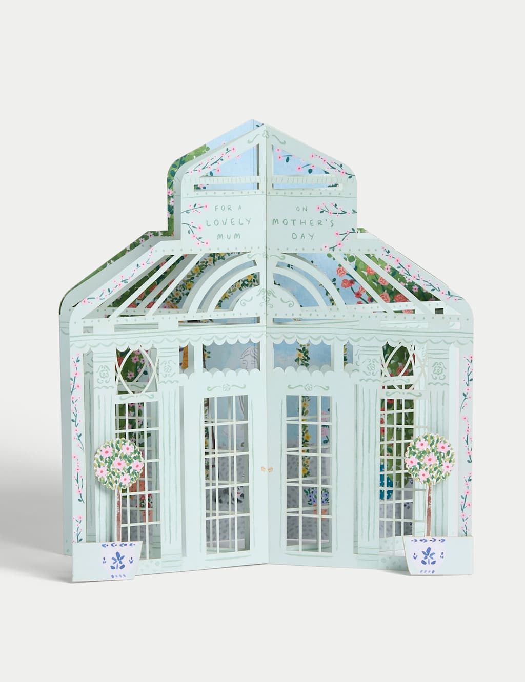 3D Pop Up Mother's Day Card - Greenhouse Design
