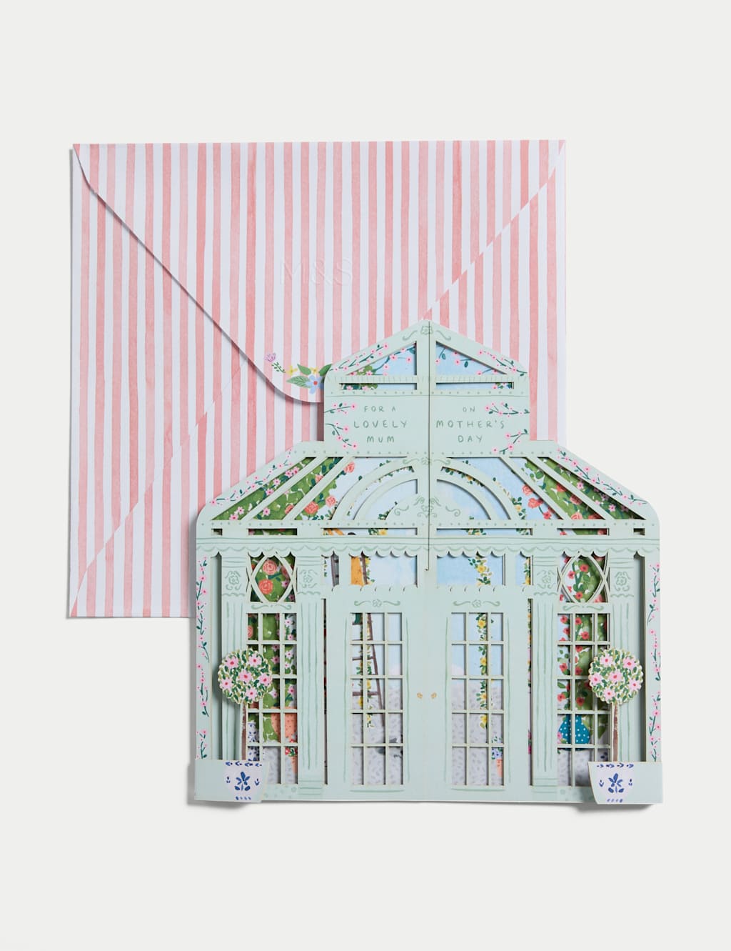 3D Pop Up Mother's Day Card - Greenhouse Design