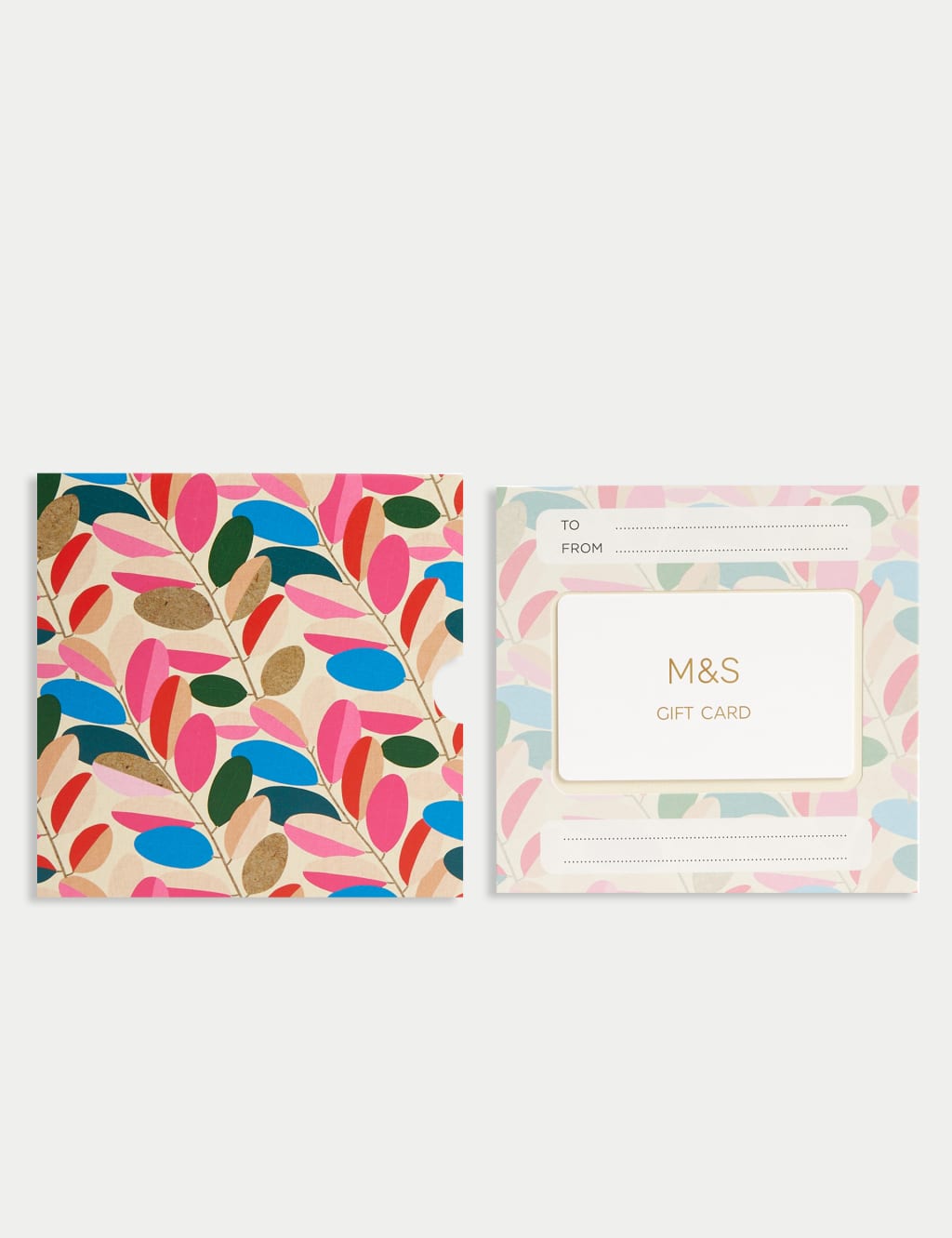 Floral Pattern Gift Card