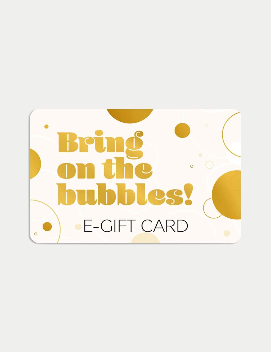 M&S Gold Bubbles E-Gift Card