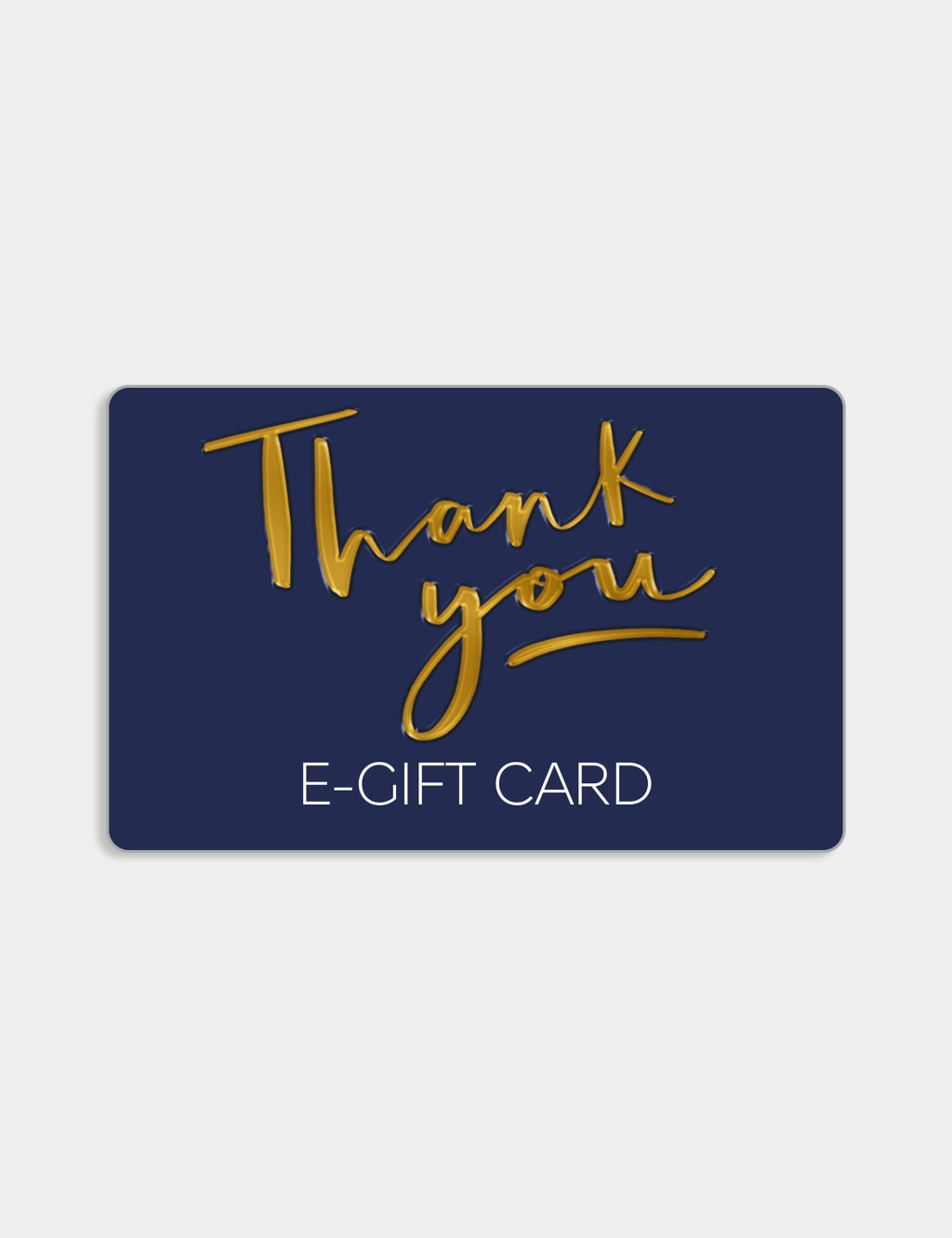 Gold Thank You E-Gift Card