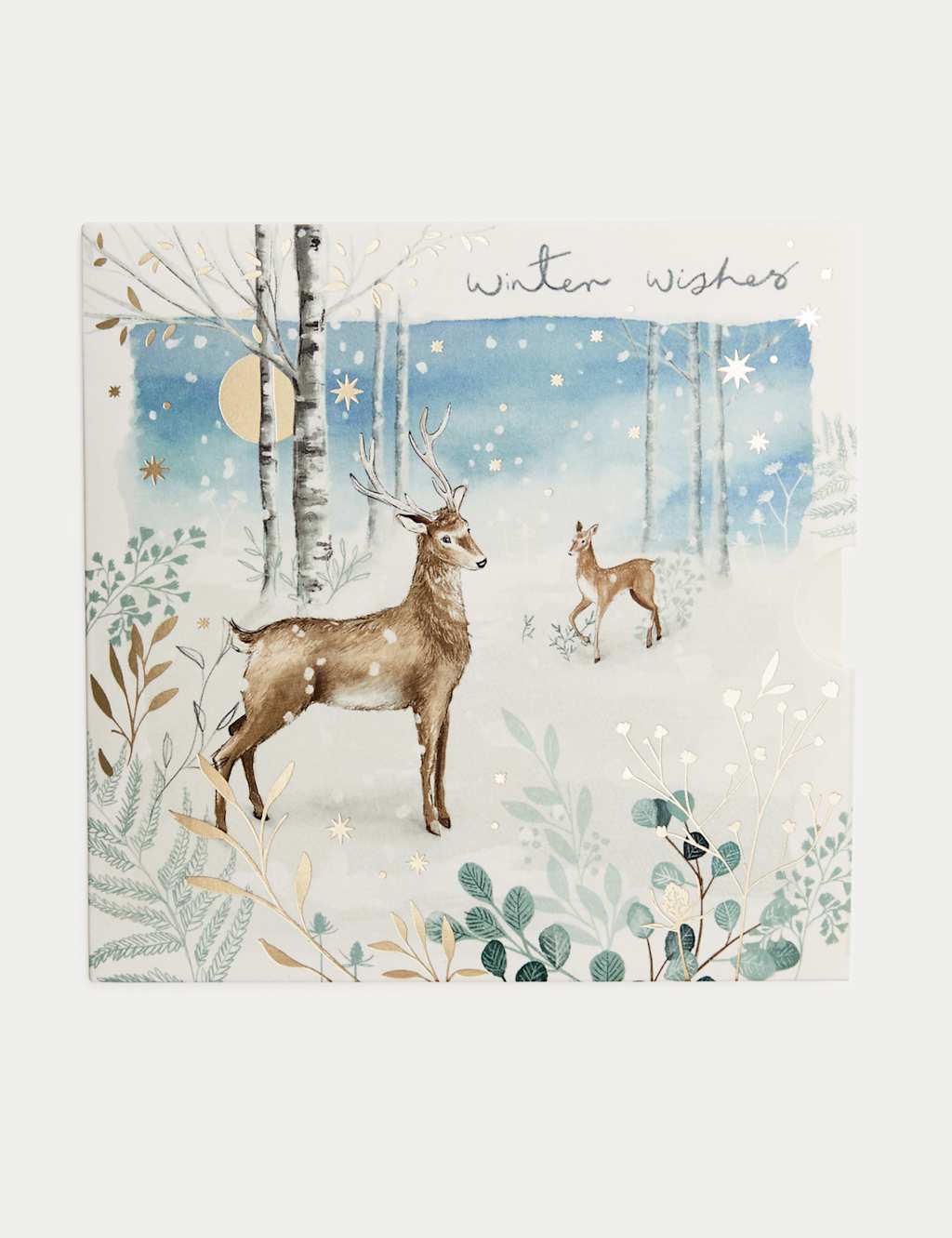 M&S Christmas Deer Gift Card