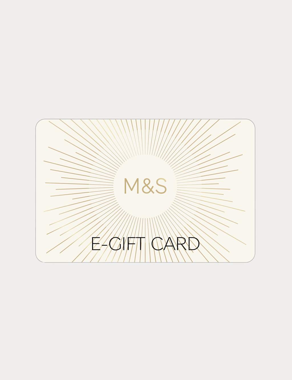 M&S Gold Sunburst E-Gift Card