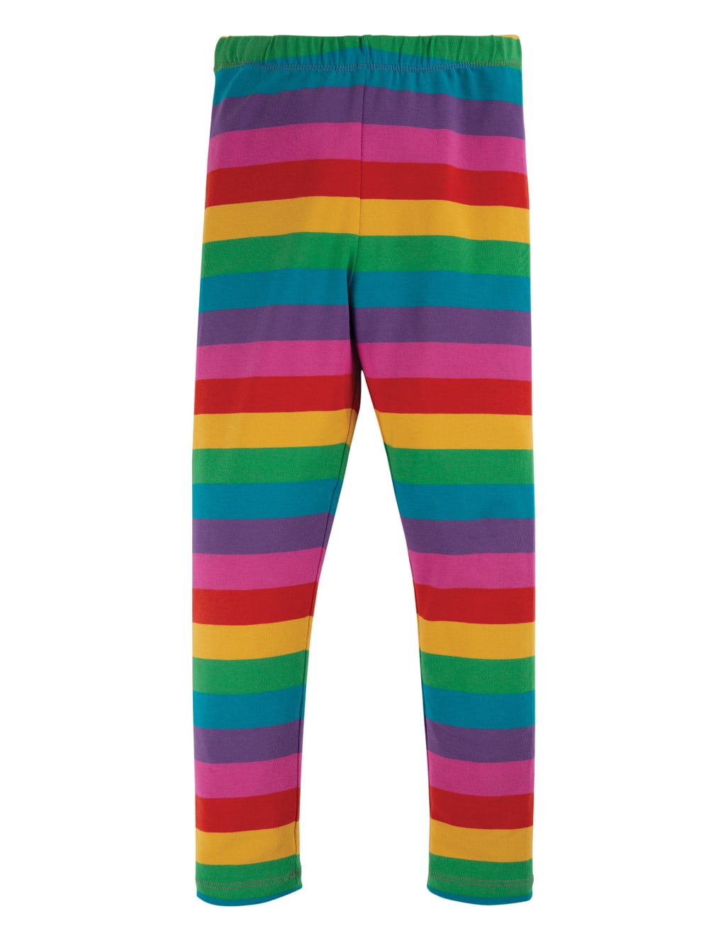 Frugi Girls Cotton Striped Leggings (0-7 Yrs) - 2-3Y - Multi, Multi