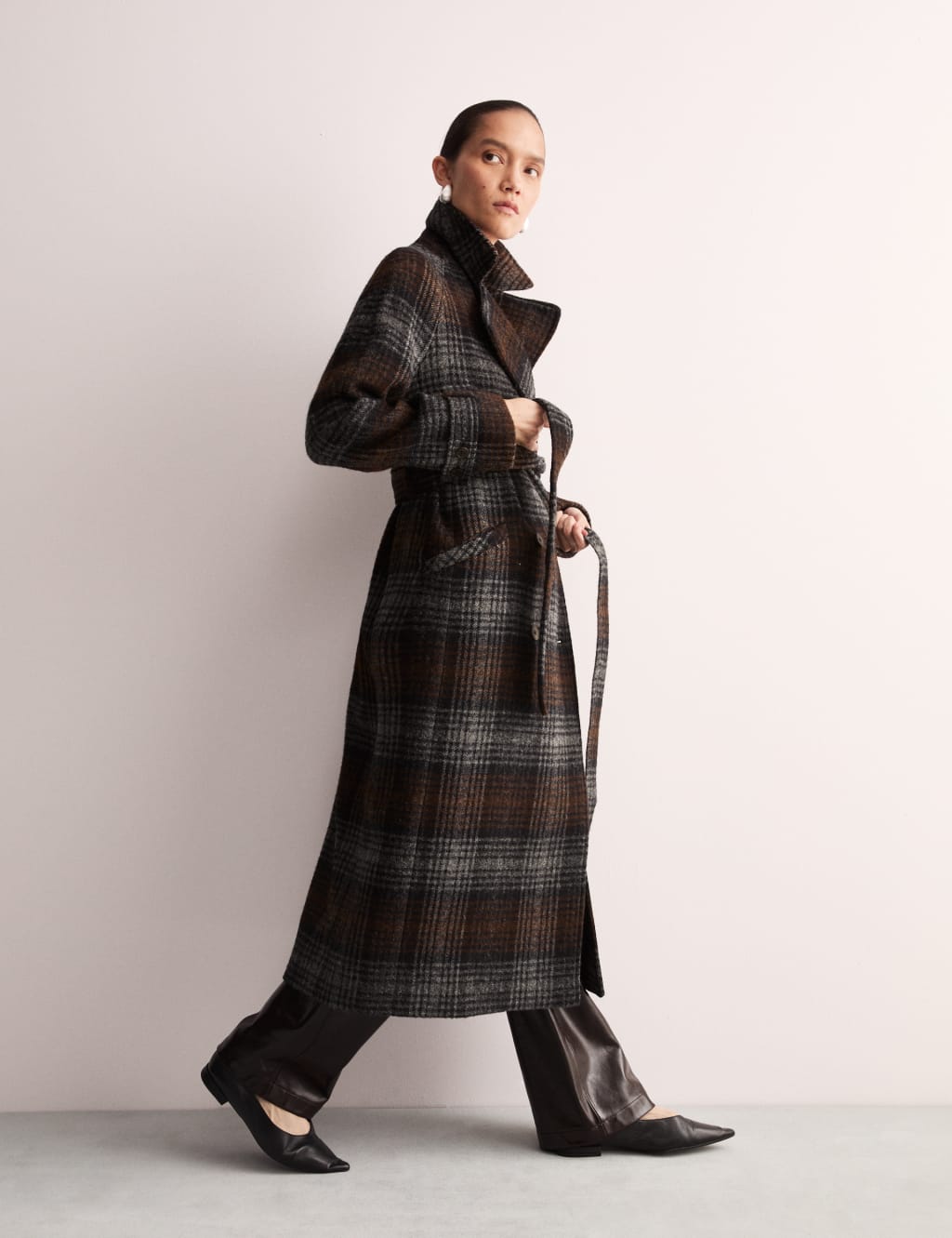 Check coat womens uk clearance