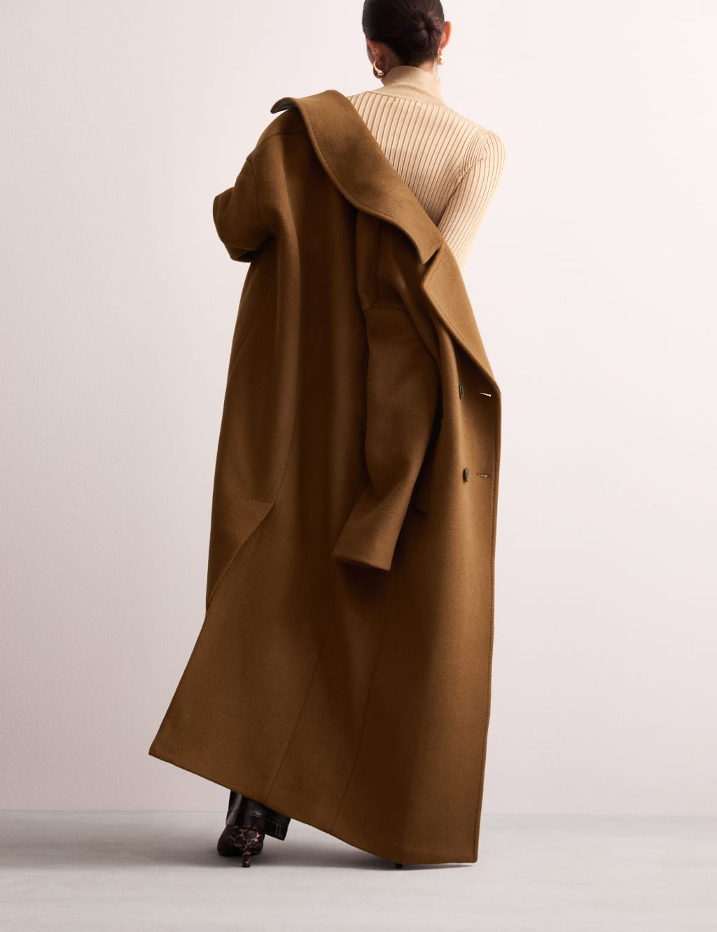 Jaeger maxi coat outlet