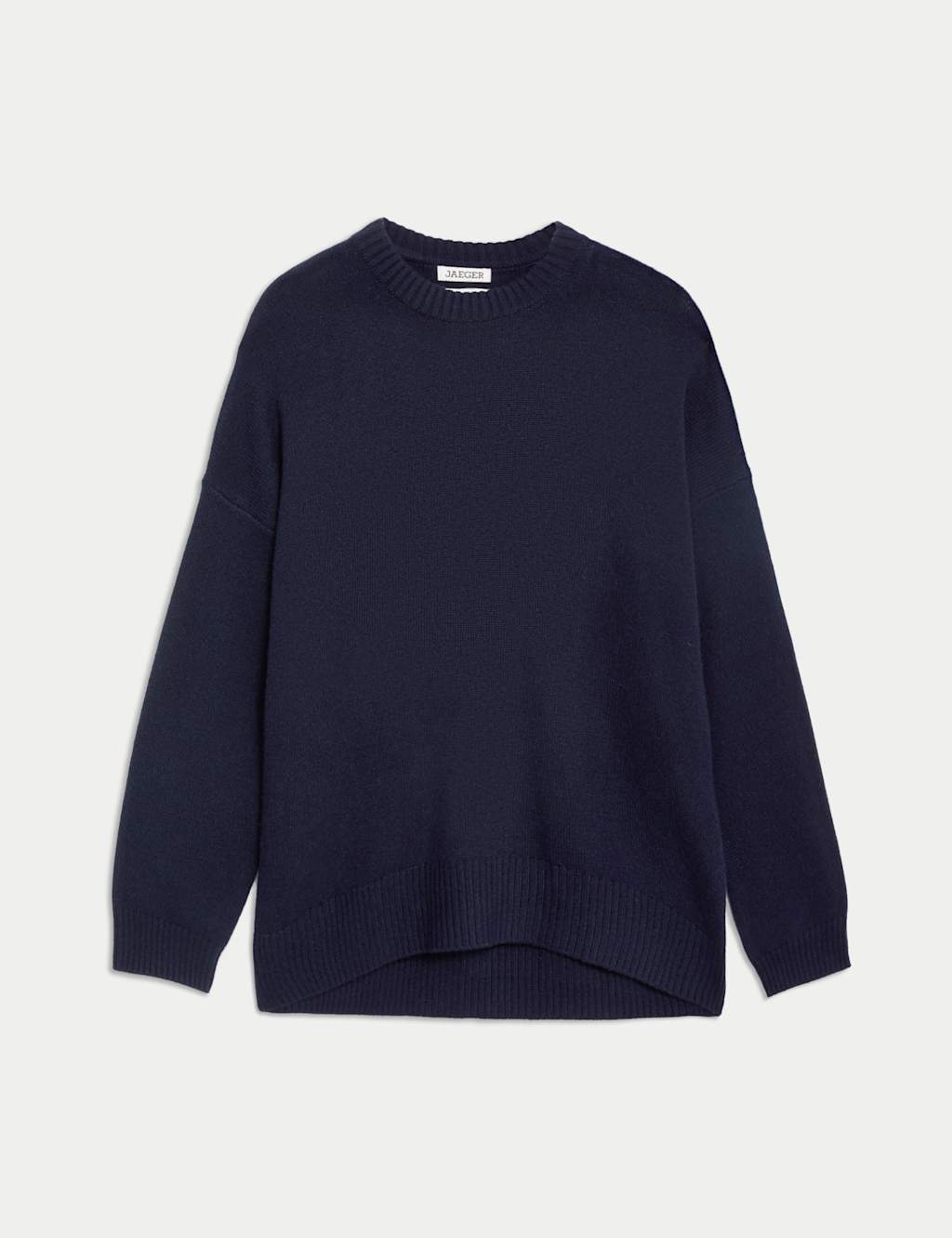 Pure Cashmere Crew Neck Relaxed Jumper