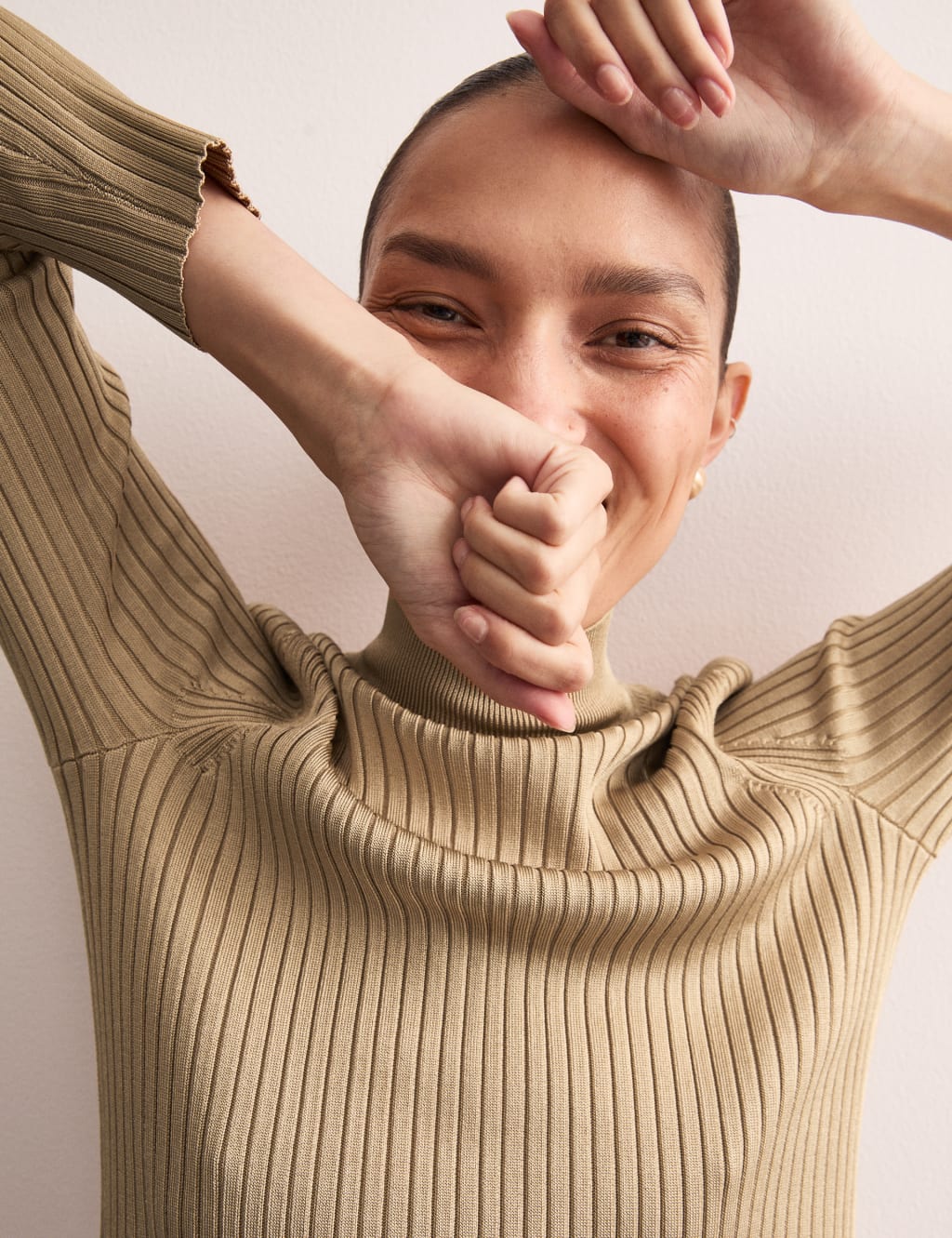 Fitted knitwear top